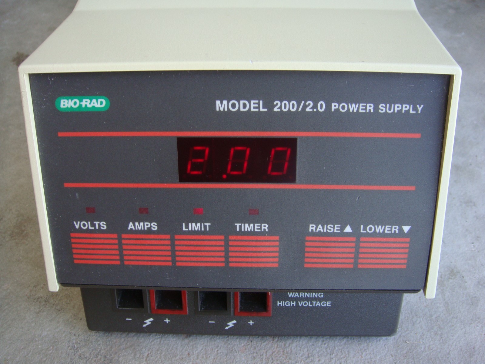BIO-RAD 200/2.0 POWER SUPPLY