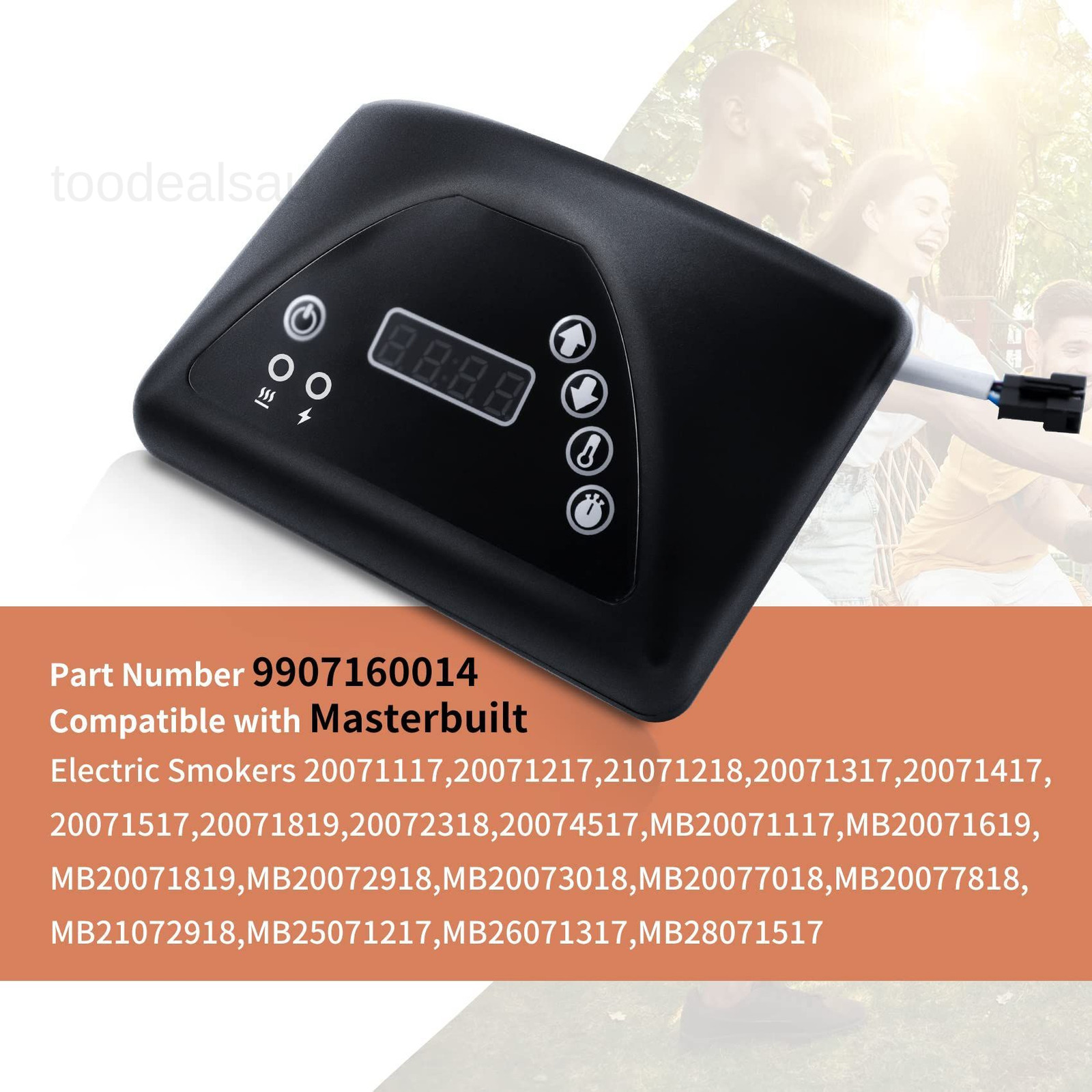 Digital Control Panel, Masterbuilt Replacement Parts, Compatible with Black