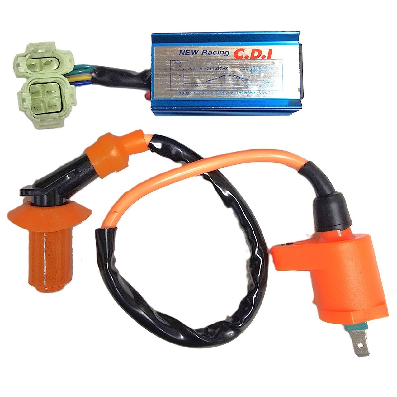 Trailmaster Challenger4 200, Challenger4 200X High Perf CDI Box & Ignition Coil