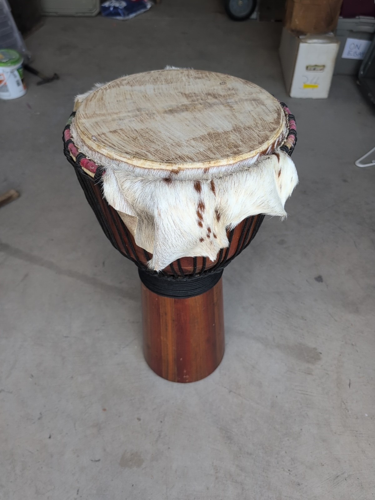 African Hand Drum Djembe Portable Adult Tambourine Percussion Instrument. Sf