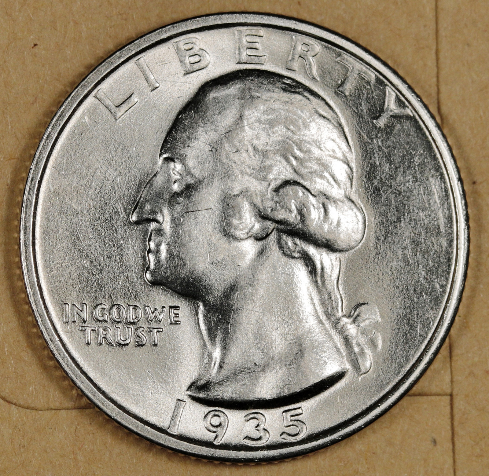 1935 Washington Quarter.  BU.  191589