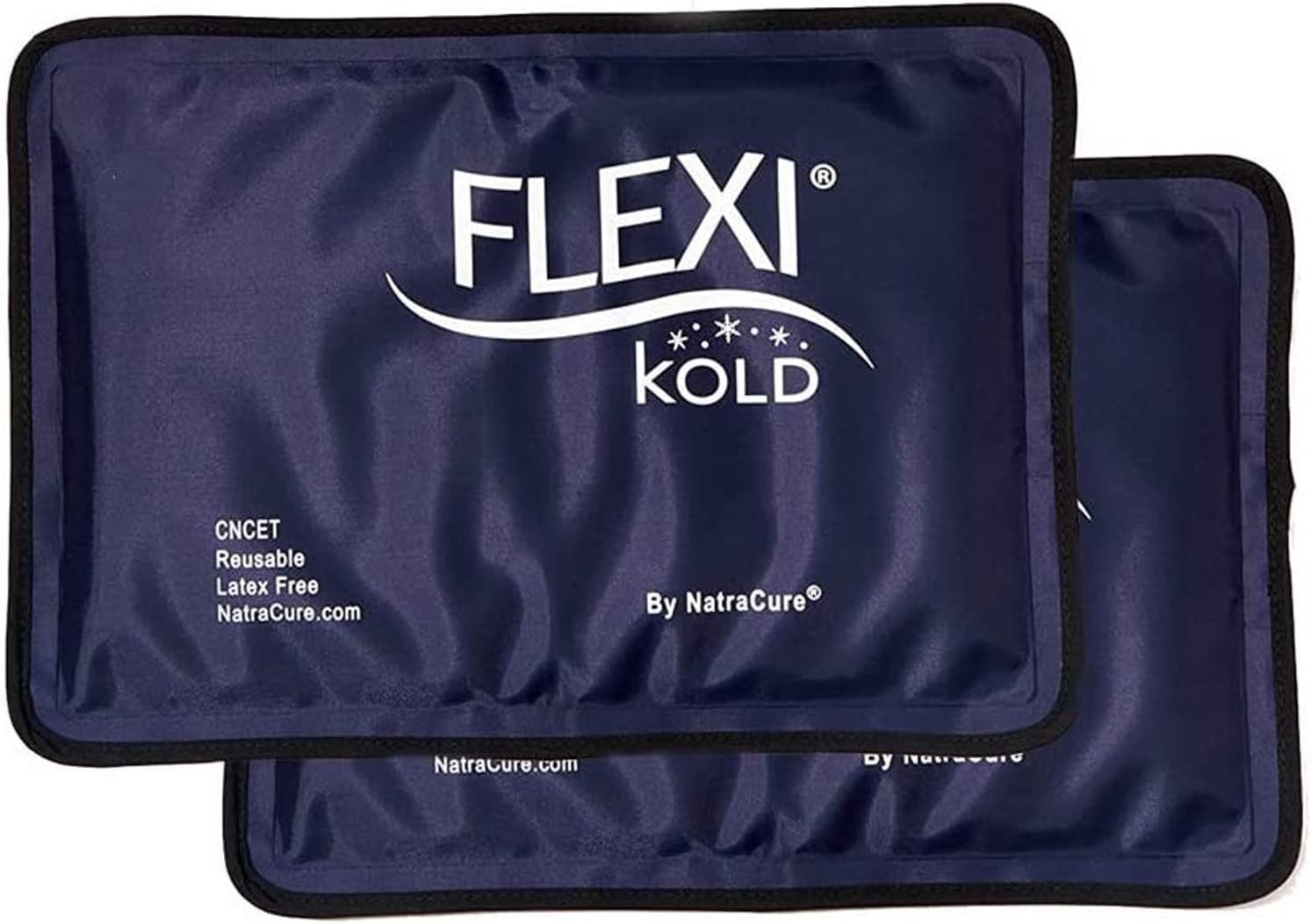 2 Reusable Gel Ice Packs for Injuries Back Pain Relief Knee Ice Pack Wrap Medium