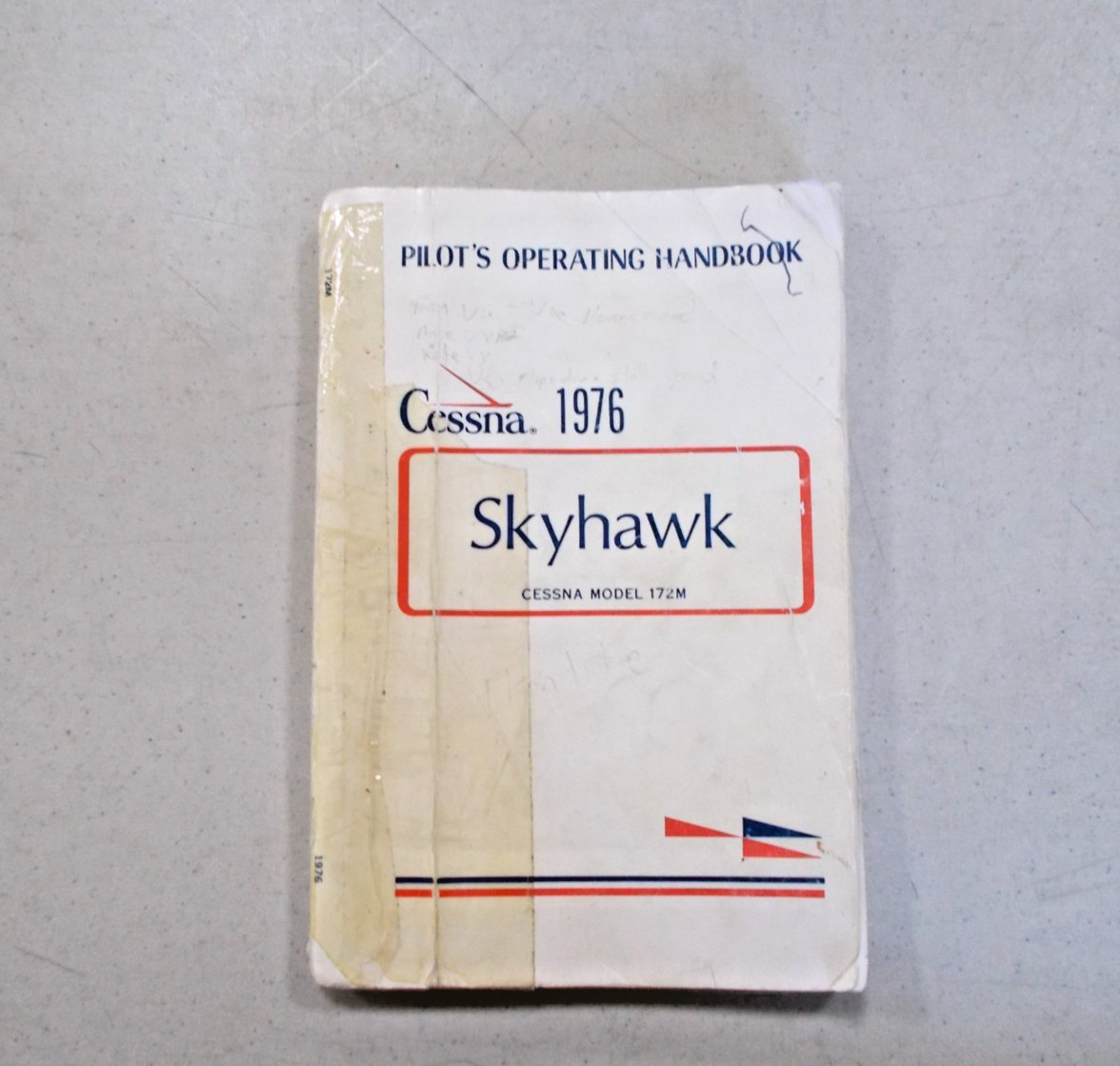 * 1976 CESSNA Skyhawk Model 172M Pilot’s Operating Handbook Airplane Manual
