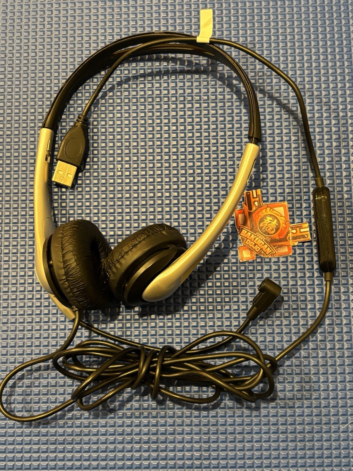 USB Mono Headset Microphone PC Call Center Rosetta Stone OEM