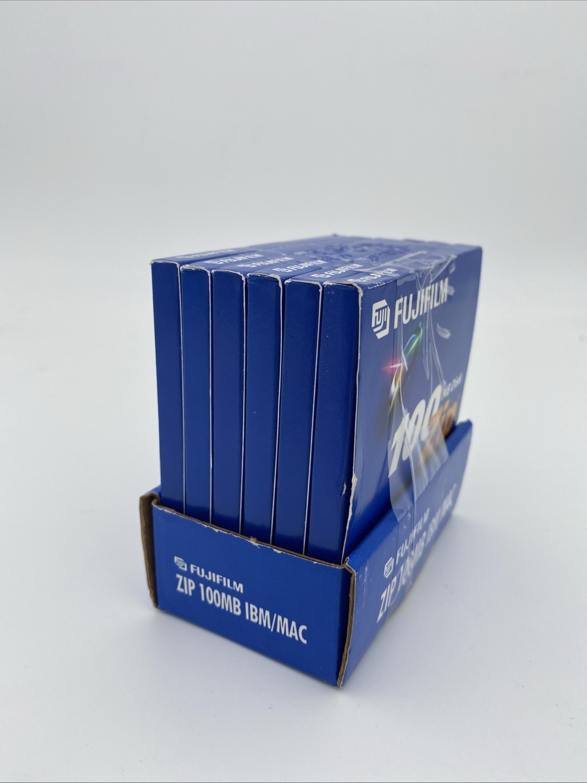 Fujifilm Zip Disks 100 MB PC and MAC Formatable ~New Sealed- Lot of 6 disks