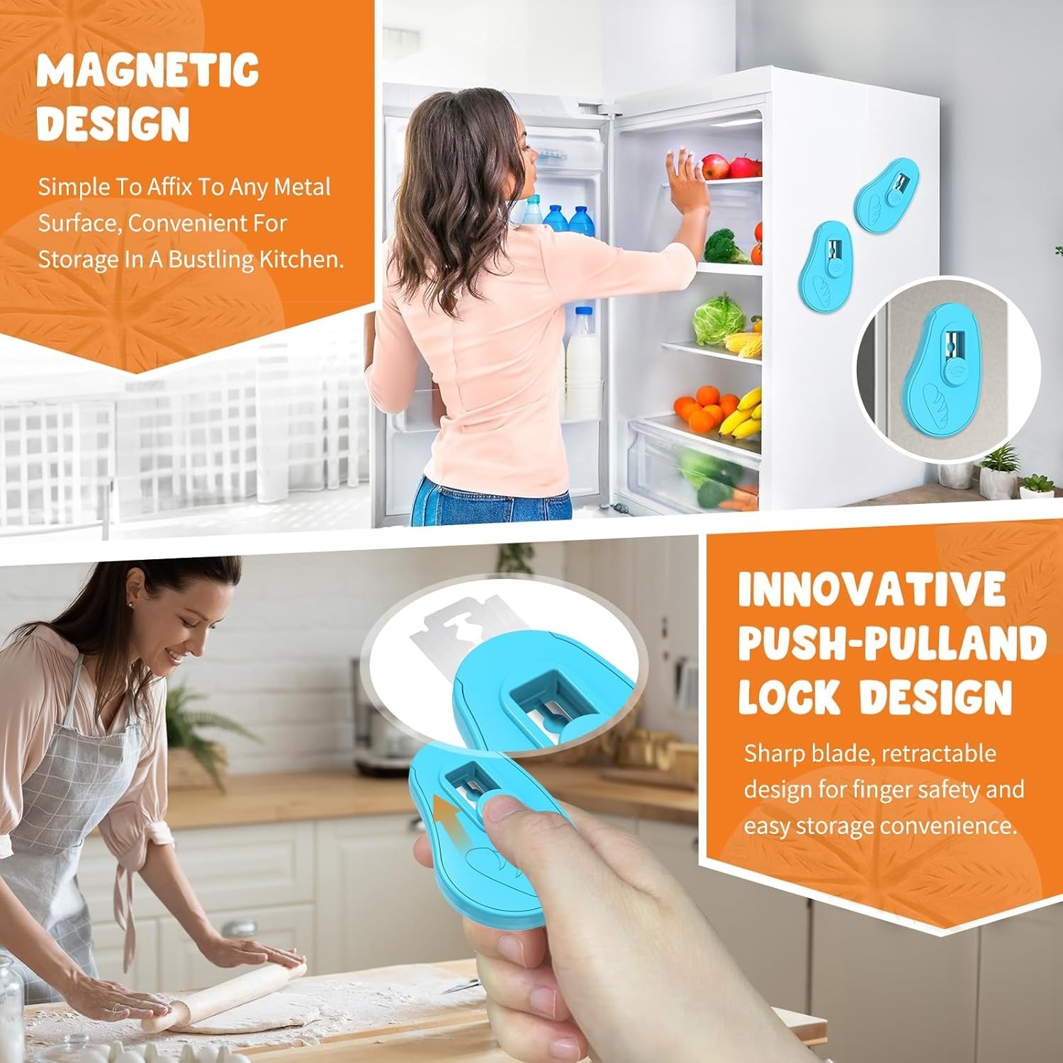 Extractable & Magnetic Bread Lame Dough Scoring Tool - Professional Sourdough...