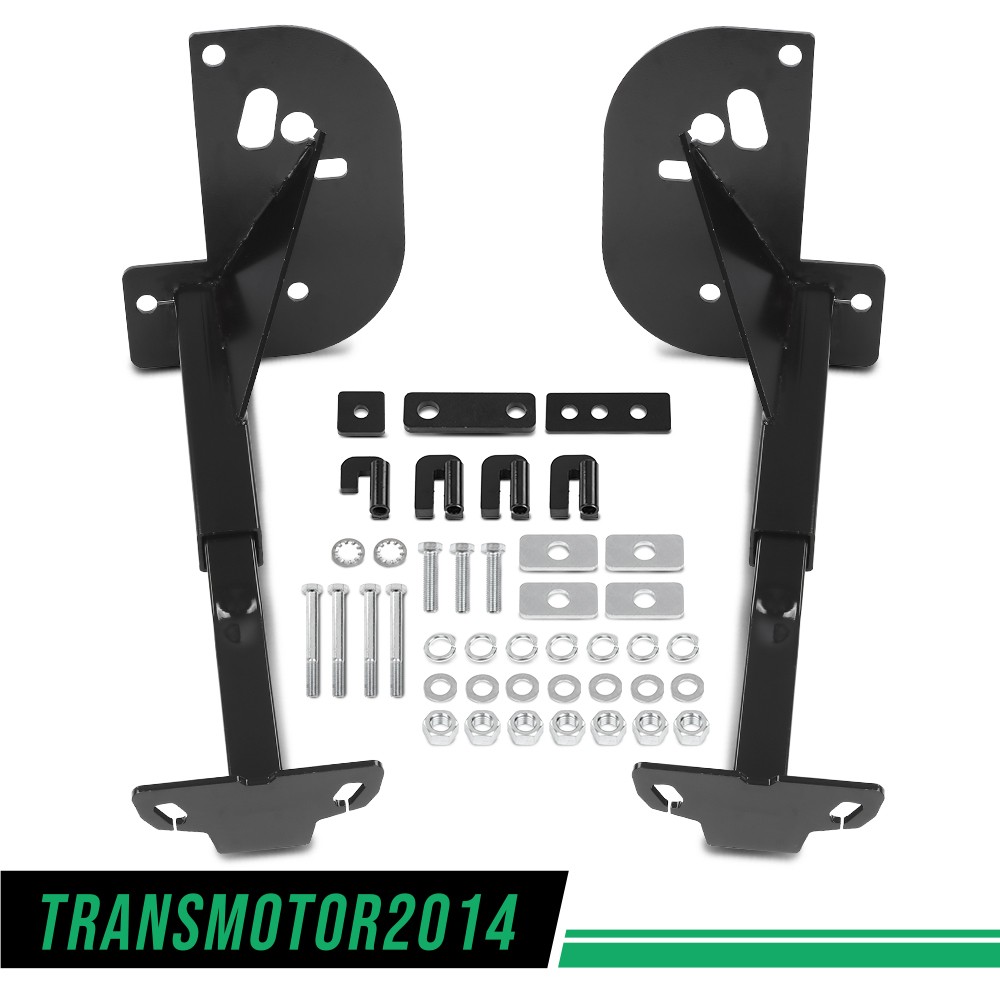 Fit For 2011-2016 Ford F-250 F-350 F-450 Super Duty Front Camper Tie Downs Bar