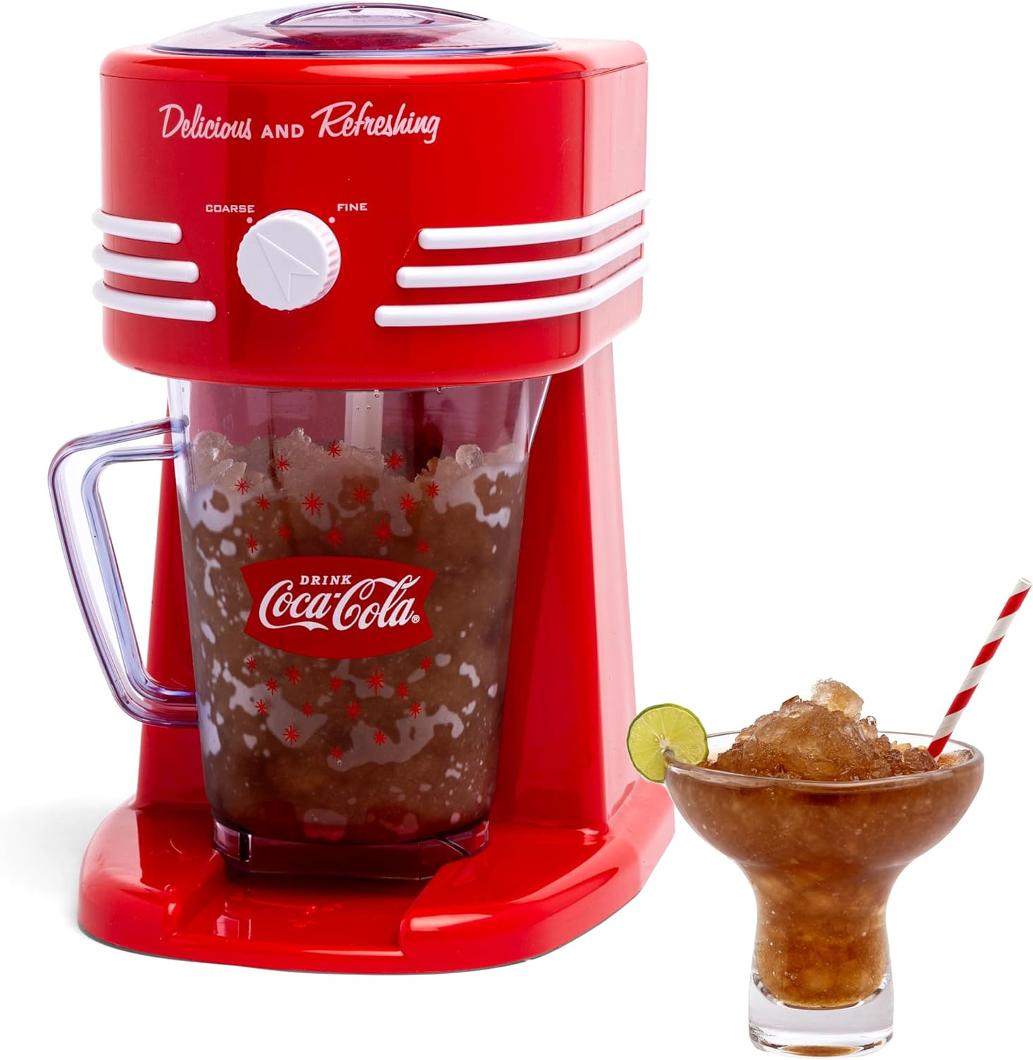 Frozen Drink Maker and Margarita Machine for Home - 40-Ounce Slushy Maker with S