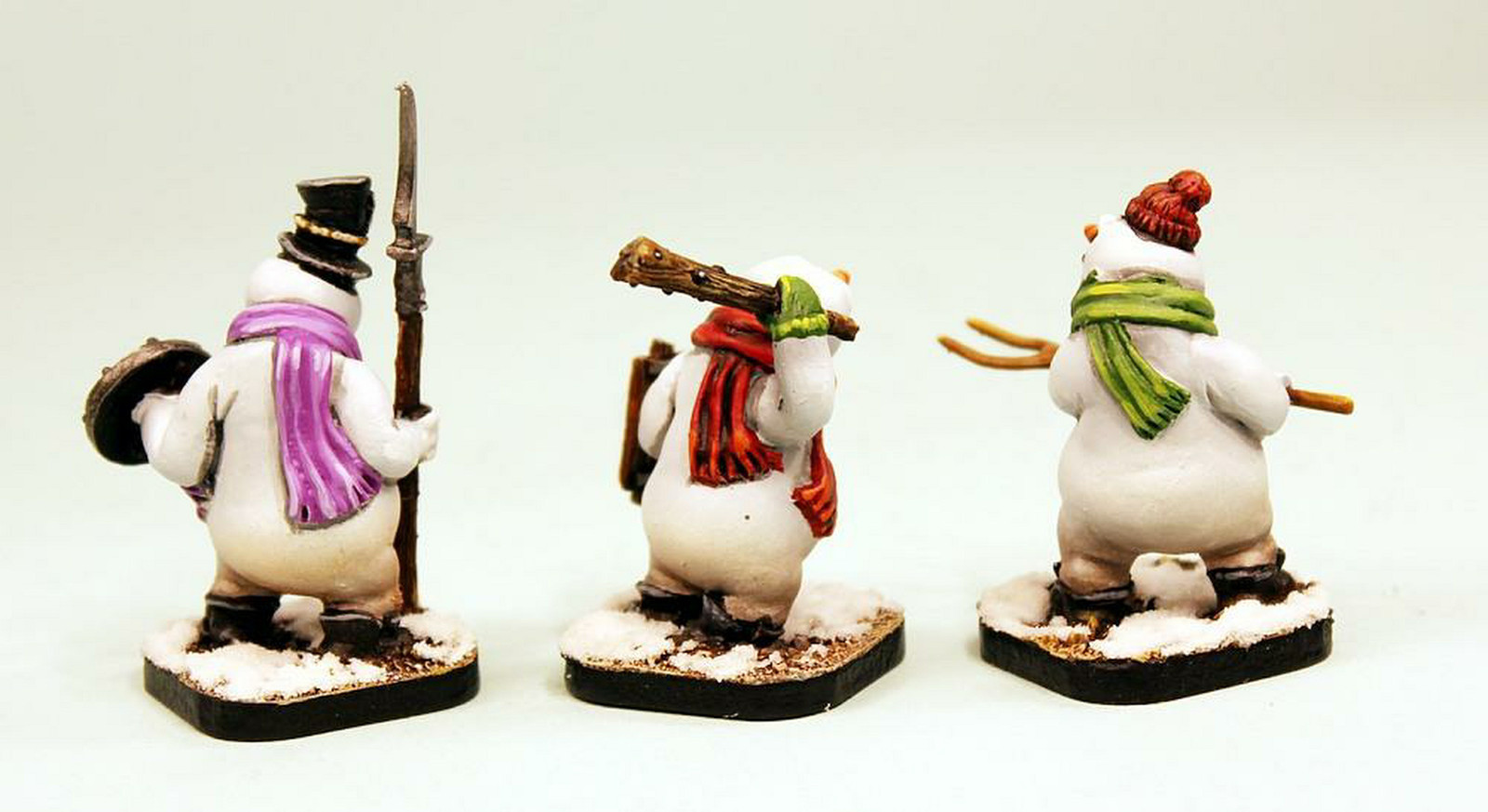 Unpainted Fantasy Resin Snowmen-28mm Scale-WhiteMetal Weapons Alternative Armies