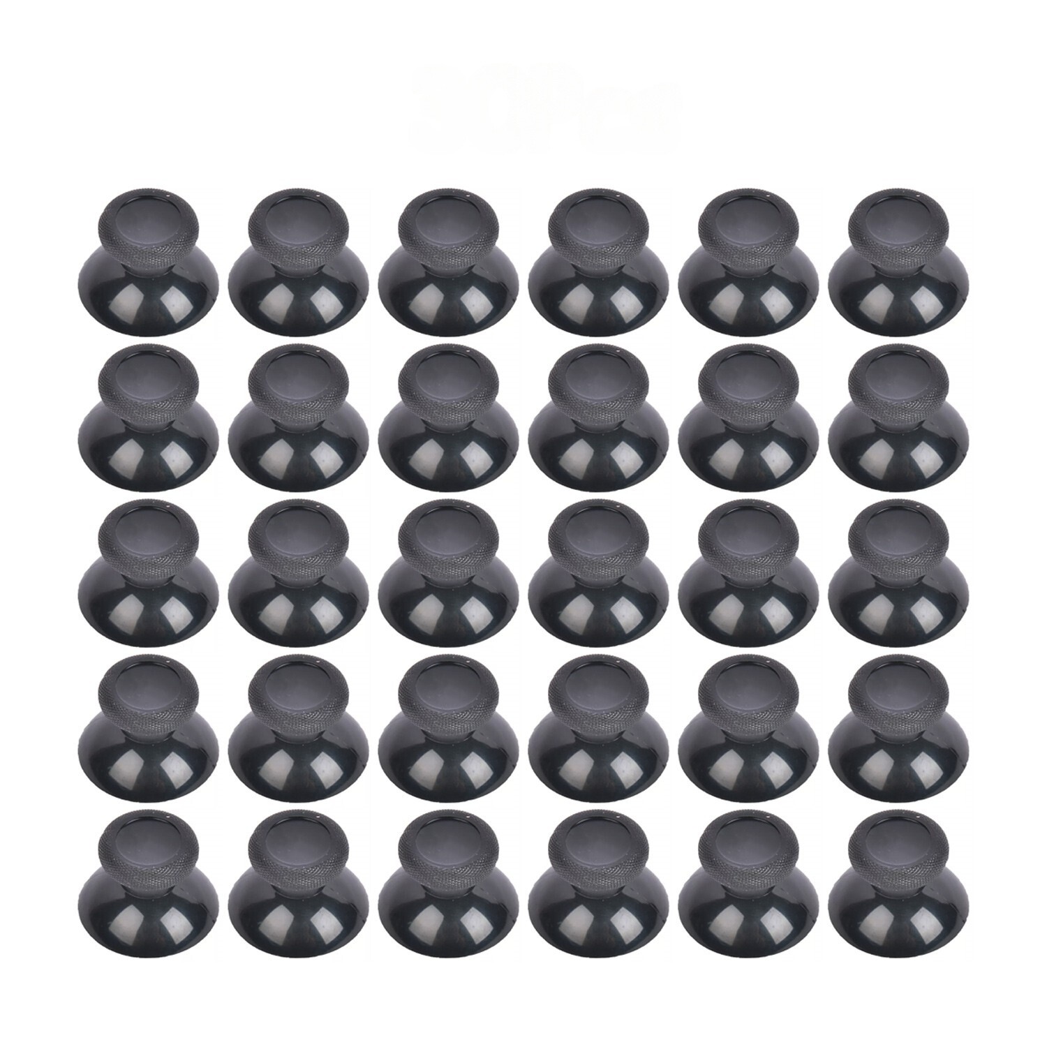 New 30Pcs Thumbsticks Analog Sticks Rocker Cap For Xbox one Controller Black