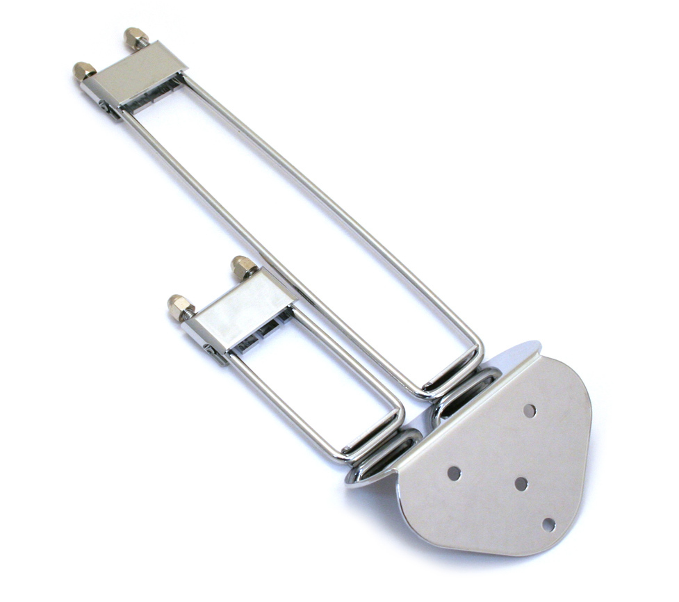 Nickel Frequensator Trapeze Tailpiece Hollowbody/Archtop/Jazz Guitar TP-0433-001