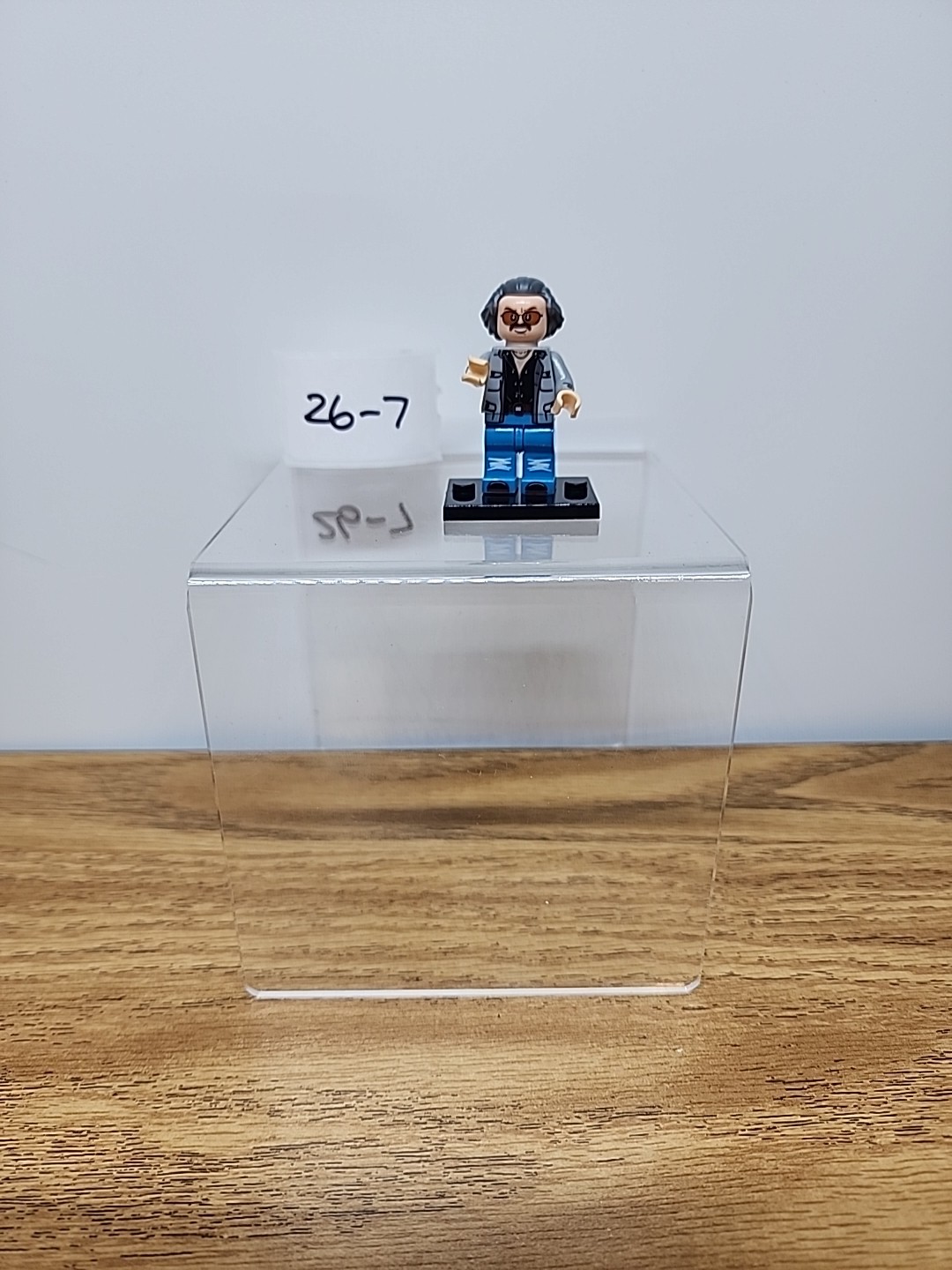End Game Stan Lee Cameo W/Long Hair Custom Minifigure Brand New
