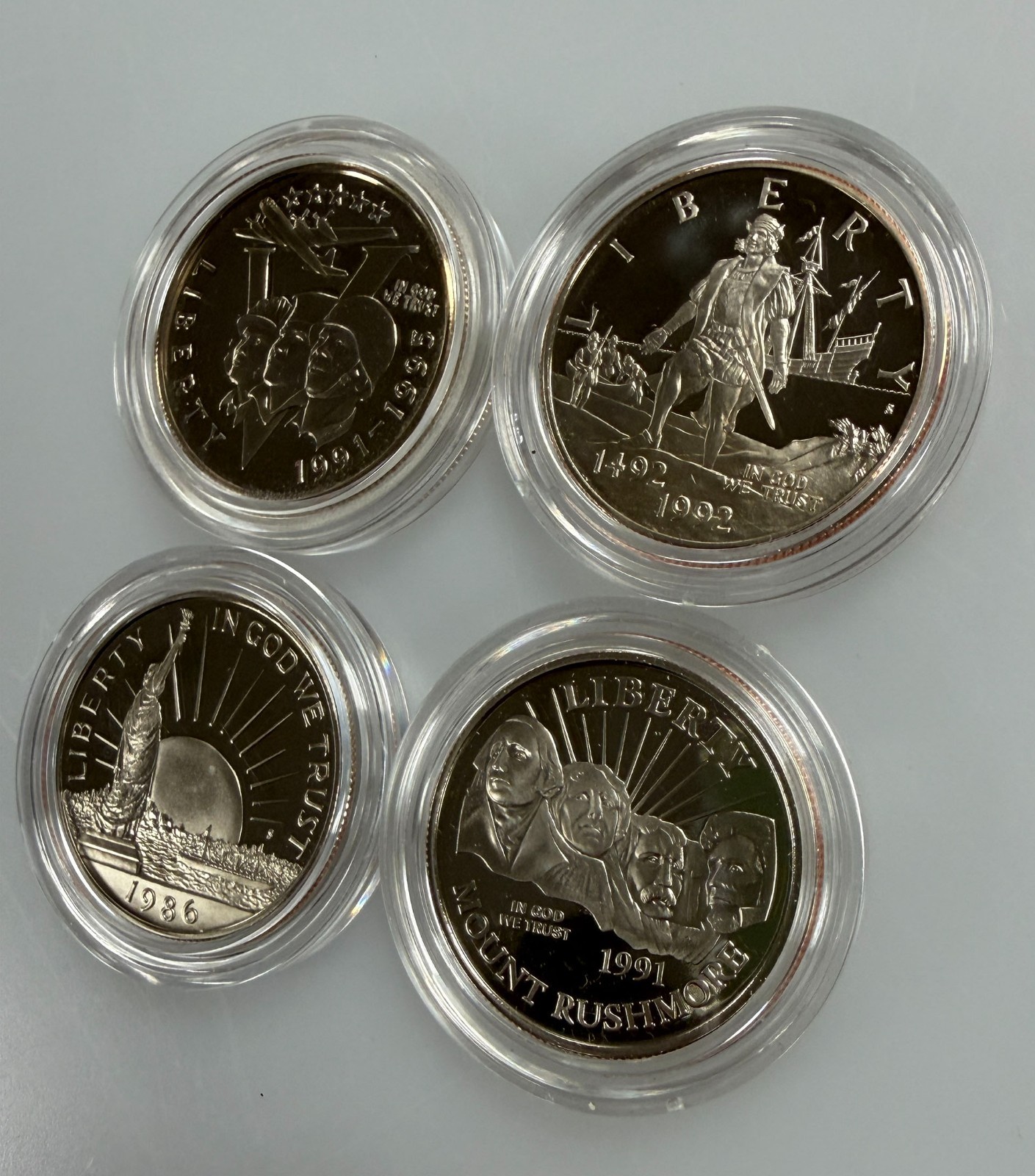 U.S. Mint Commemorative PROOF Half Dollars - Group of 4, All Different