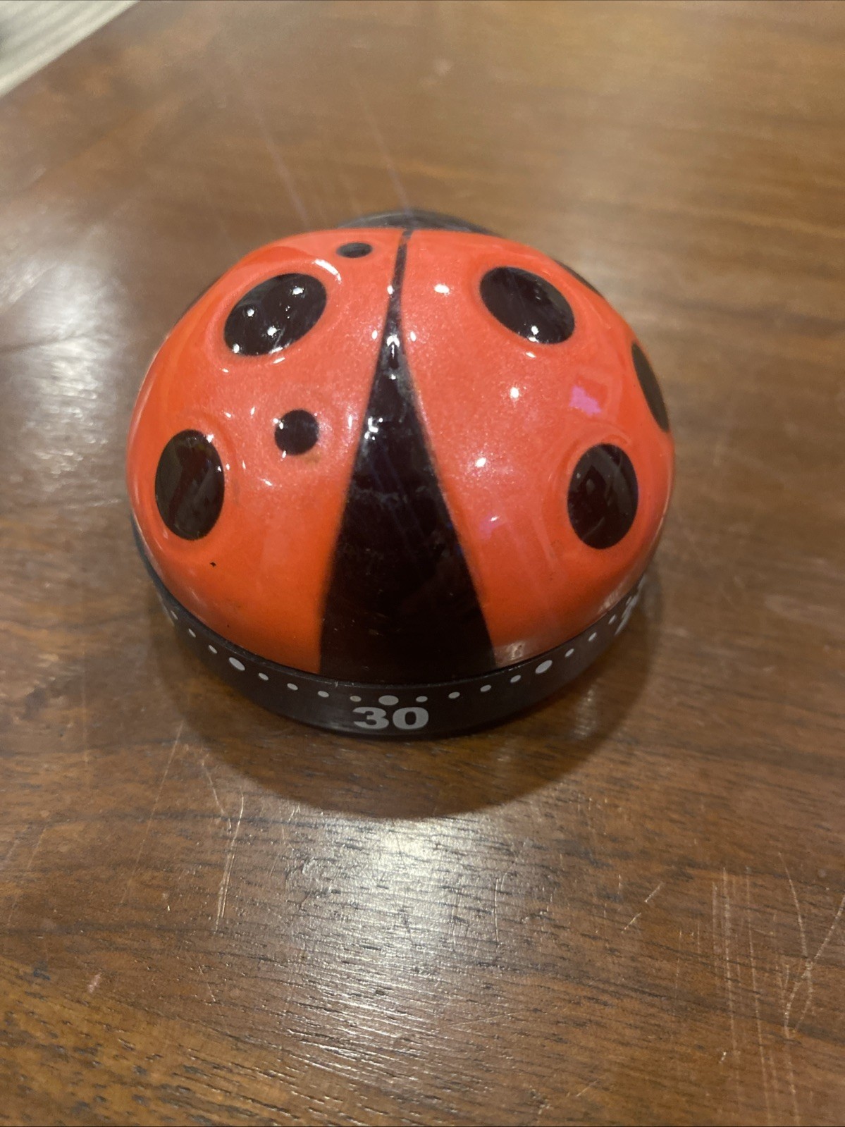 Ladybug Kitchen Timer Mechanical Windup Timer 60 Minutes Working Tested