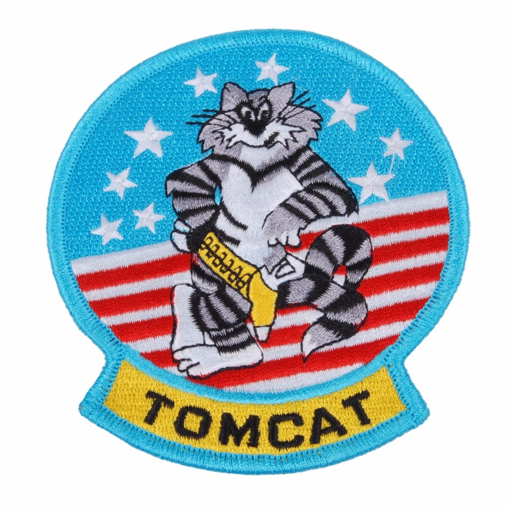 US UNITED STATES MILITARY TOMCAT EMBROIDERED PATCH -chho981