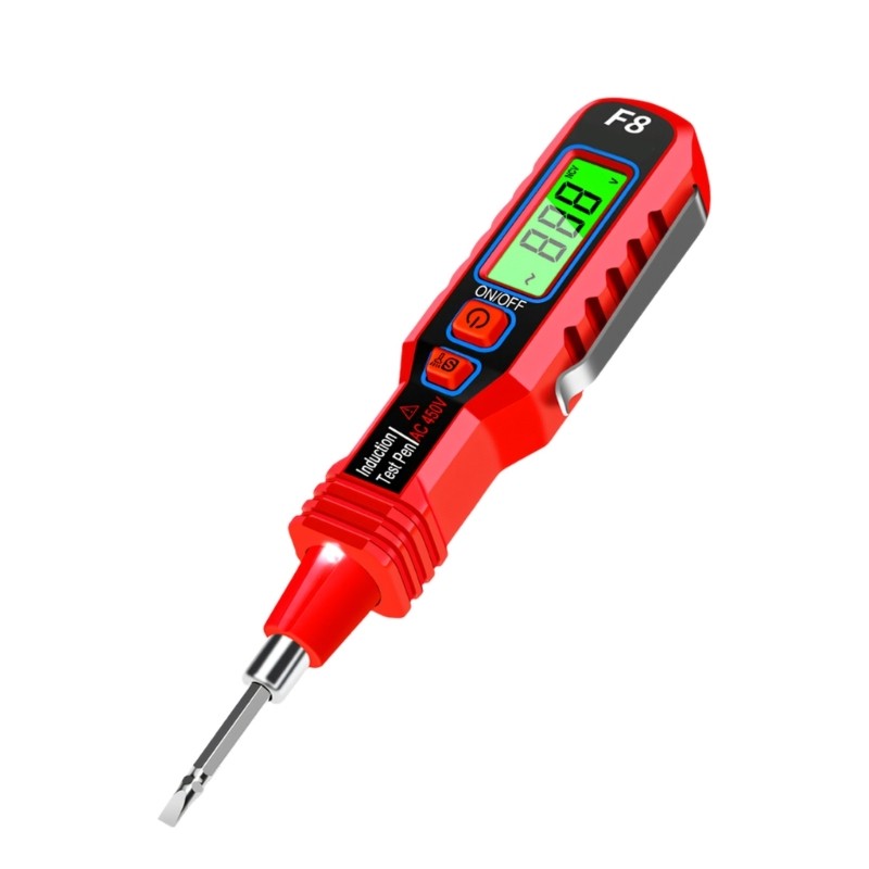 Professional Voltages Detector Pen With Flashlight Visual And Audible Alerts