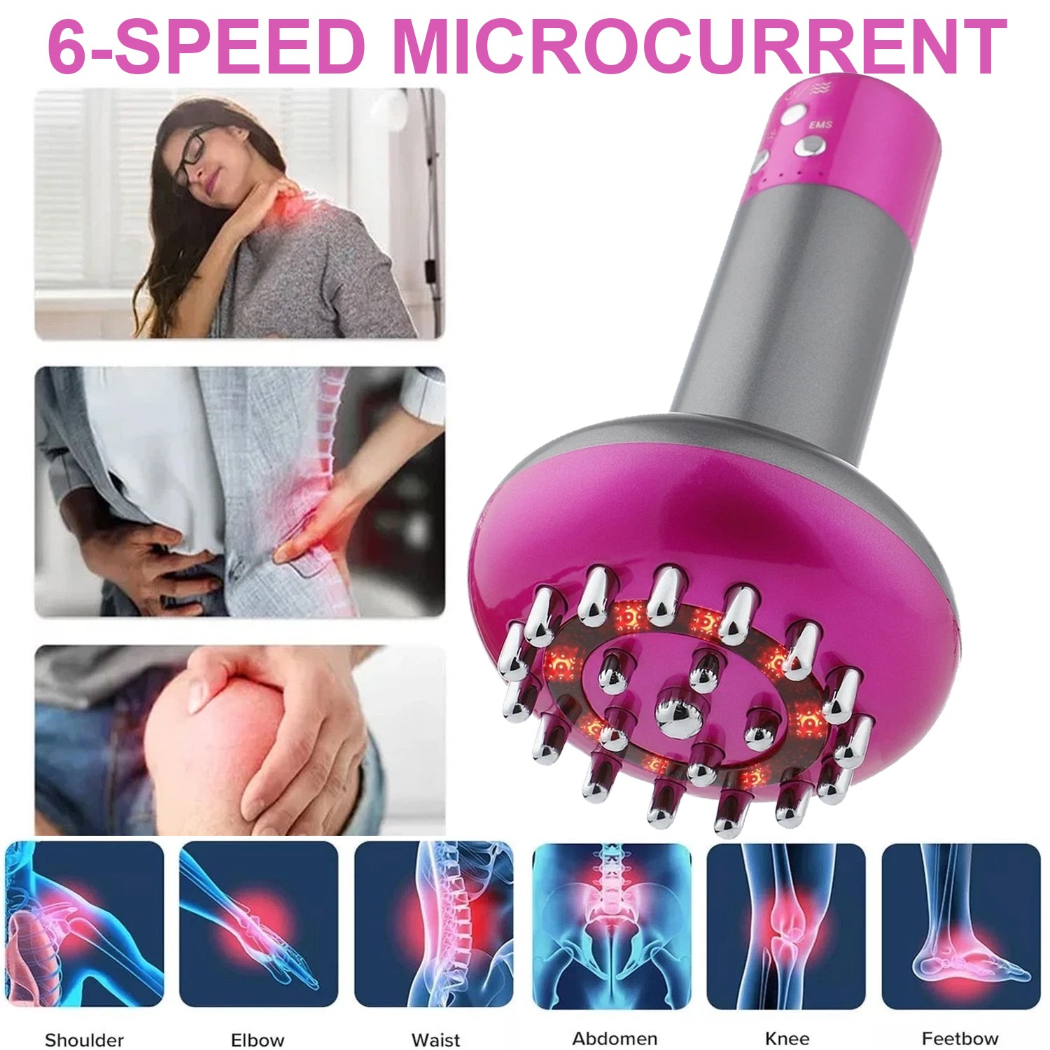 Body Sculpting Lymphatic Drainage Machine Meridian Massage Brush Anti Cellulite