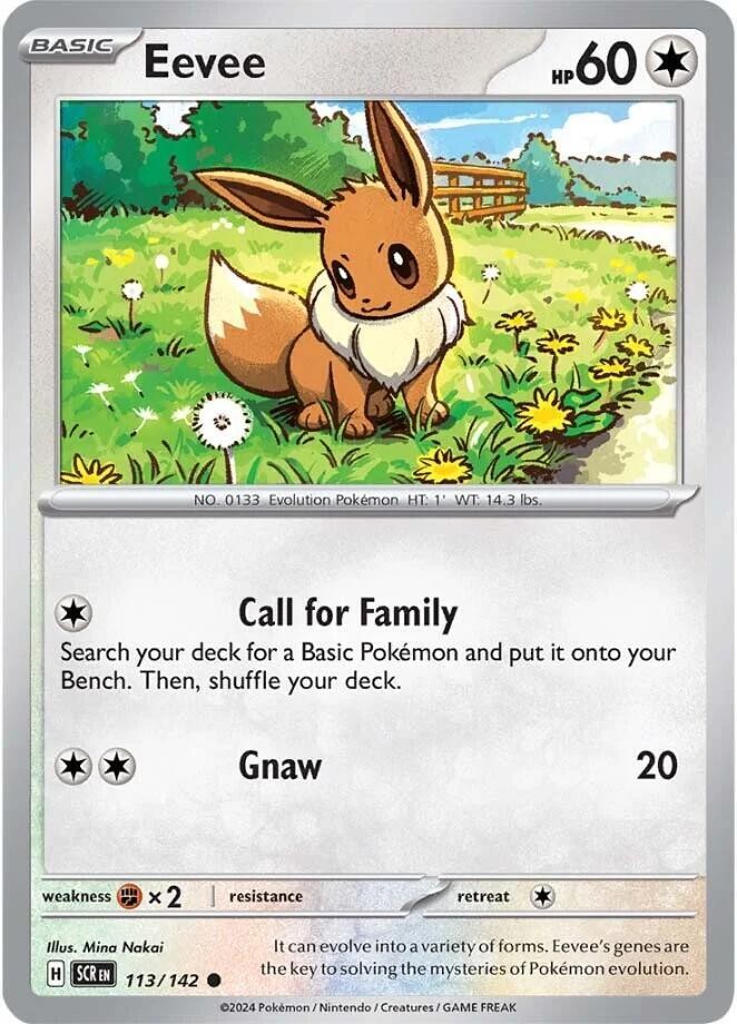 Eevee 113/142 SV07: Stellar Crown NM