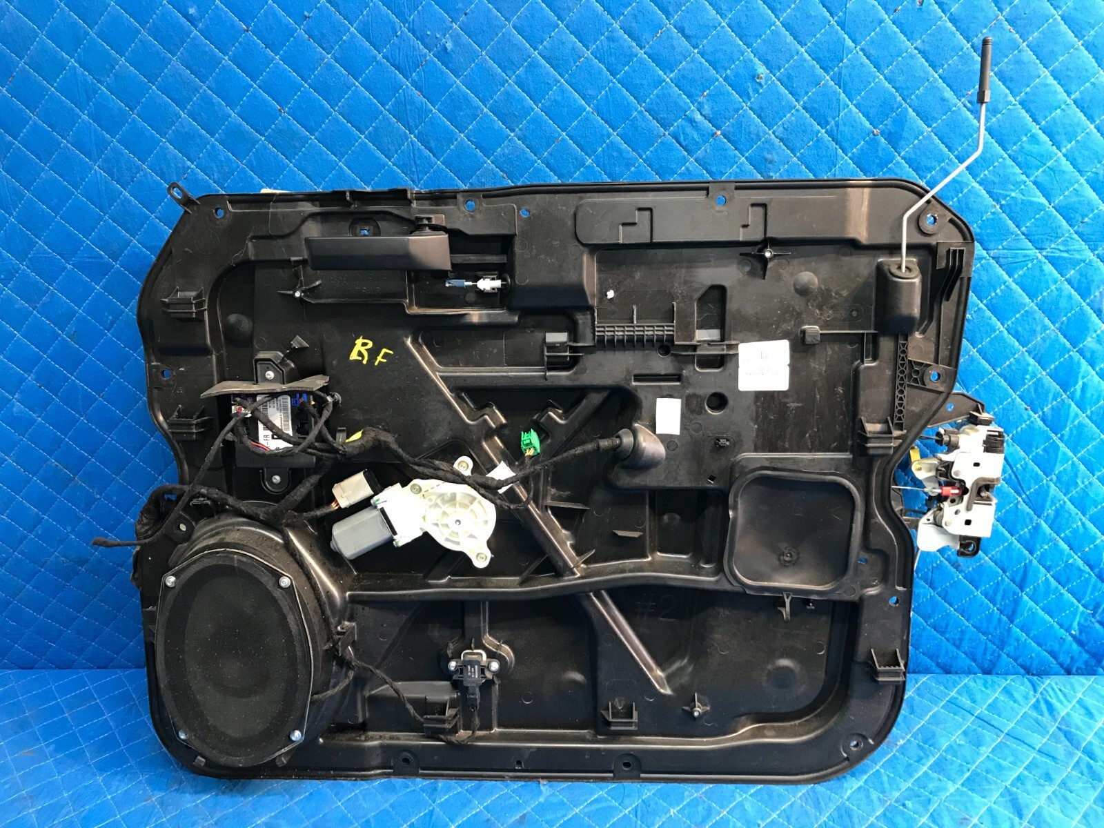 13-18 RAM 1500 Right Front Door Power Window Motor Regulator Actuator Speaker