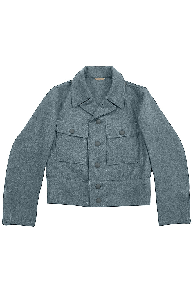 WW2 German M44 Heer / Elite EM Italian Field Wool tunic blue green grey