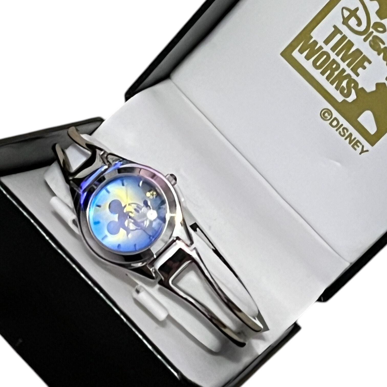 Disney NEW IN BOX! Vintage Time Works Bangle Watch