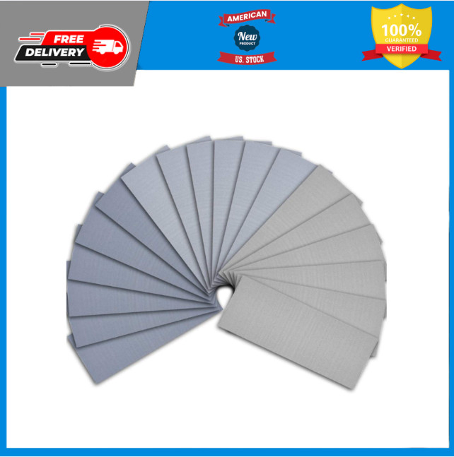 18 Piece Wet Dry Sandpaper 3000 5000 7000 Grit Sanding Paper Assortment