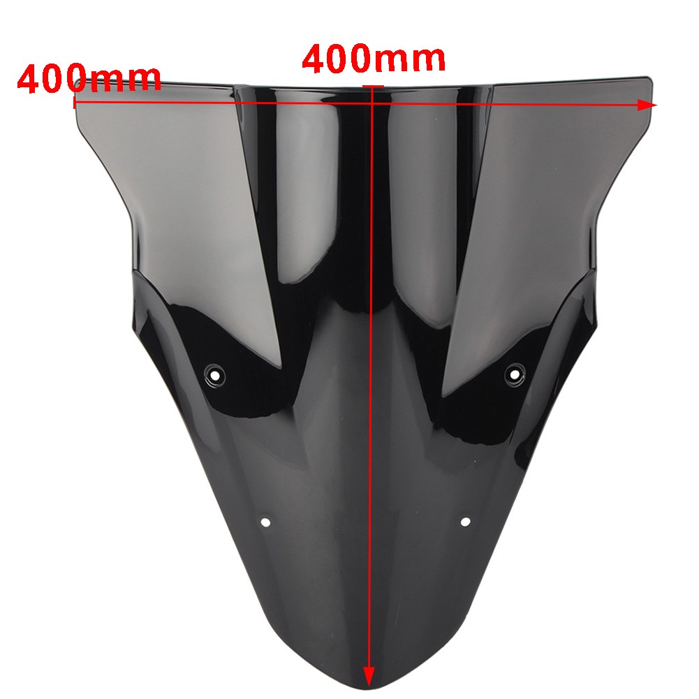 Front Windscreen Windshield for Kawasaki ER-6F Ninja650 EX650R 2012-2016 Black