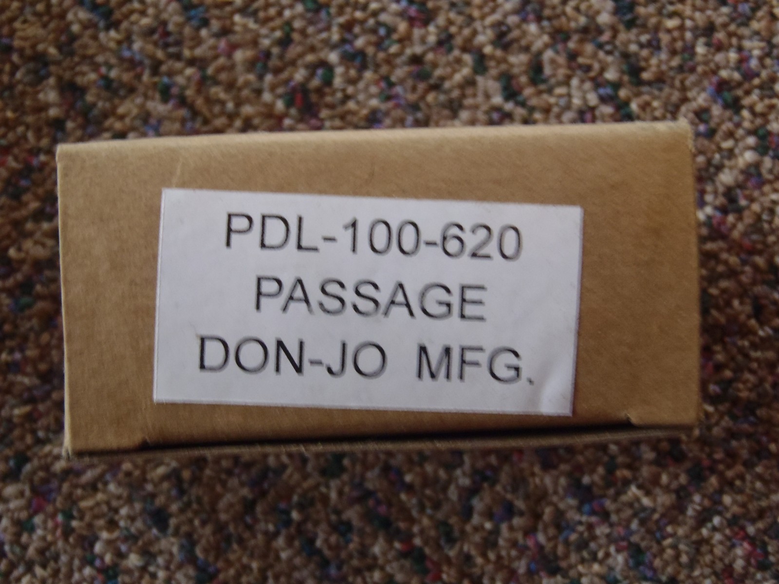 Qty=8: PDL-100-620 PASSAGE SLIDING DOOR LOCK