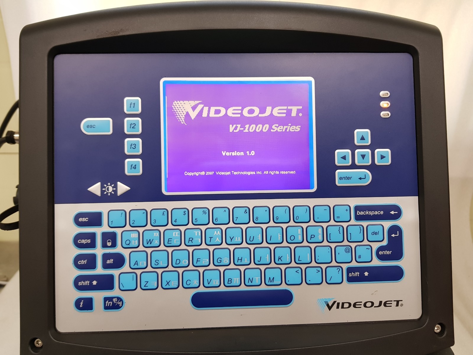 VIDEOJET INDUSTRIAL INKJET PRINTER MODEL 1610