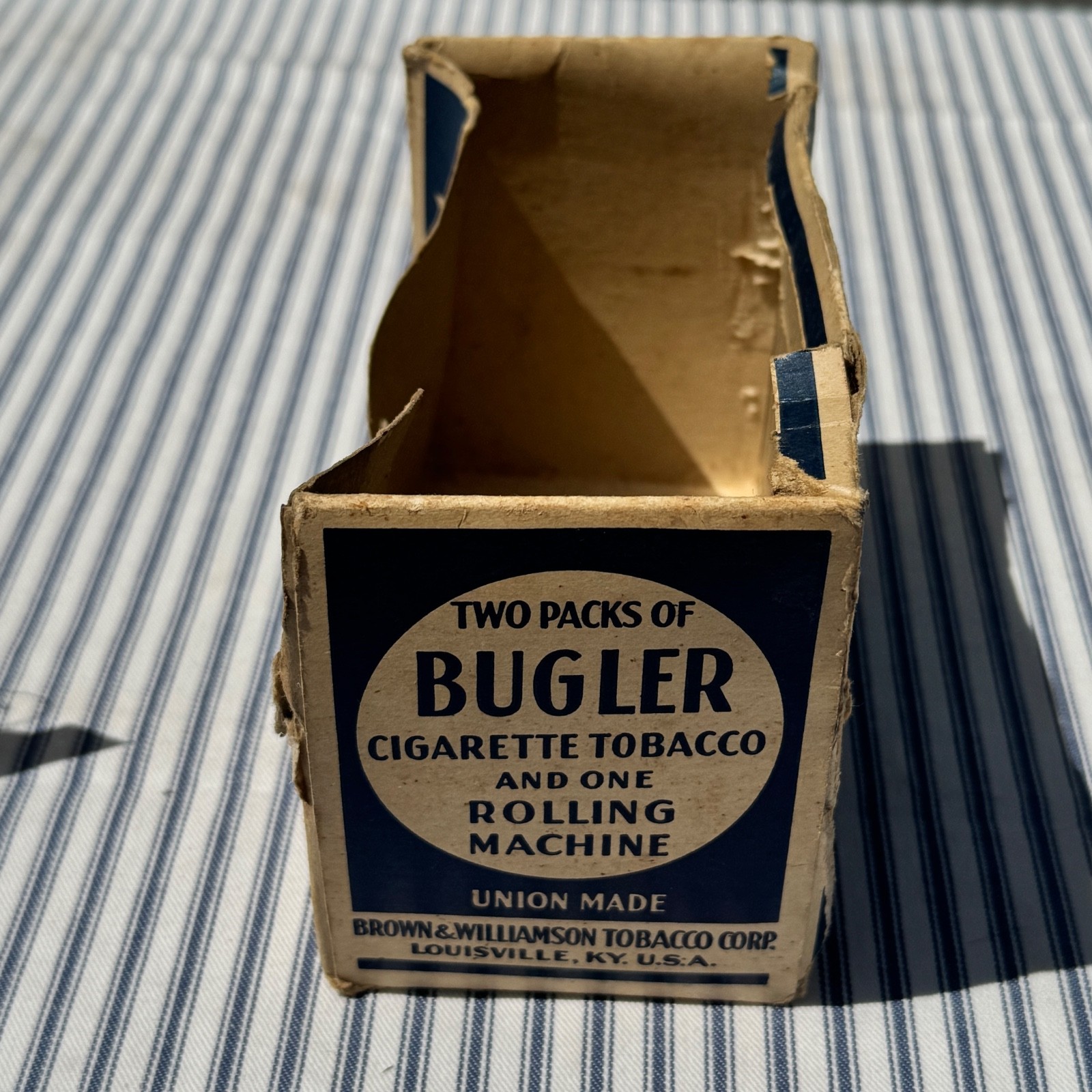 Vintage Bugler Cigarette Rolling Machine Bugler Thrift Kit With Original Box