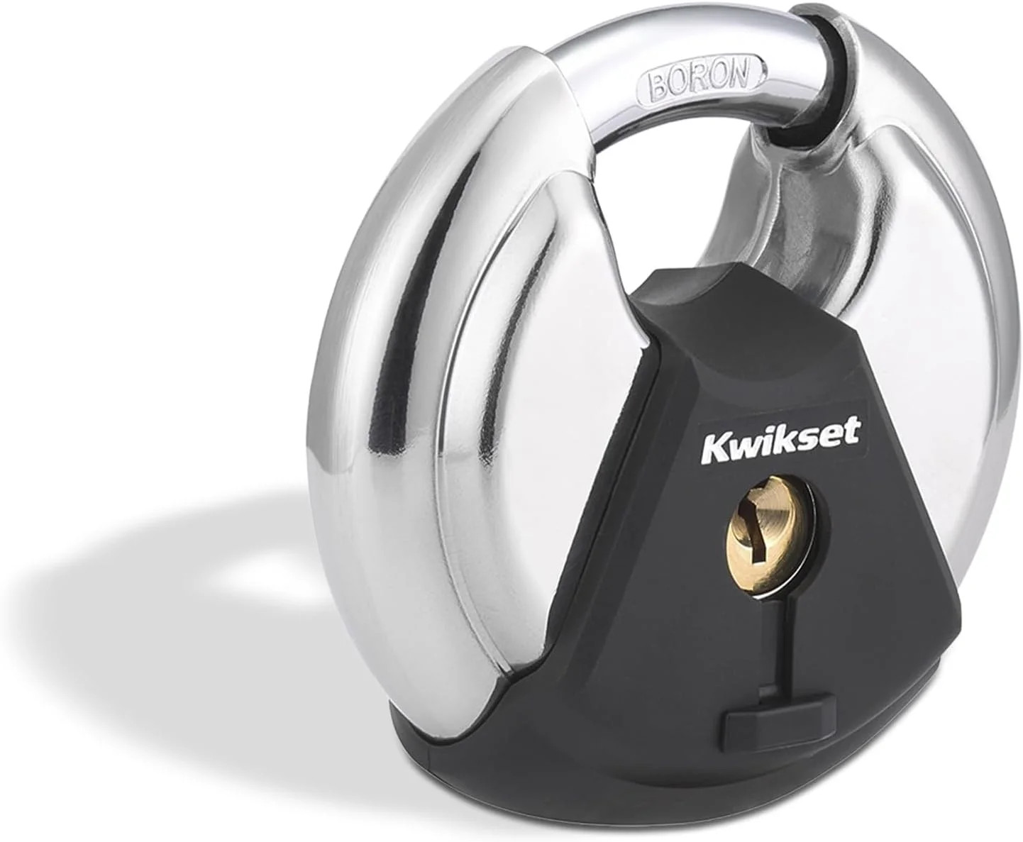 Discus Padlock with Boron Carbide Shackle, High Security Outdoor Storage & Gate