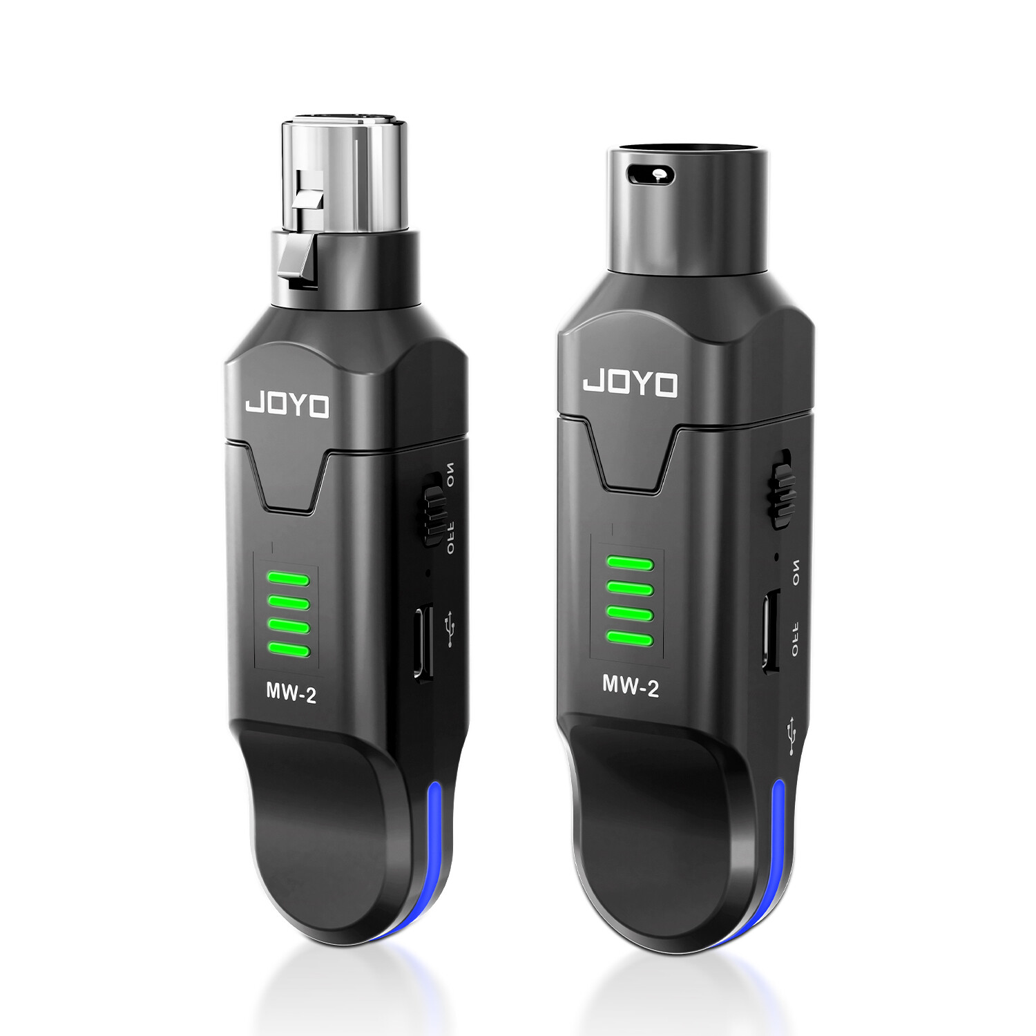 JOYO 2.4GHz Wireless Microphone System 4 Channel Transmitter & Receiver Dynamic
