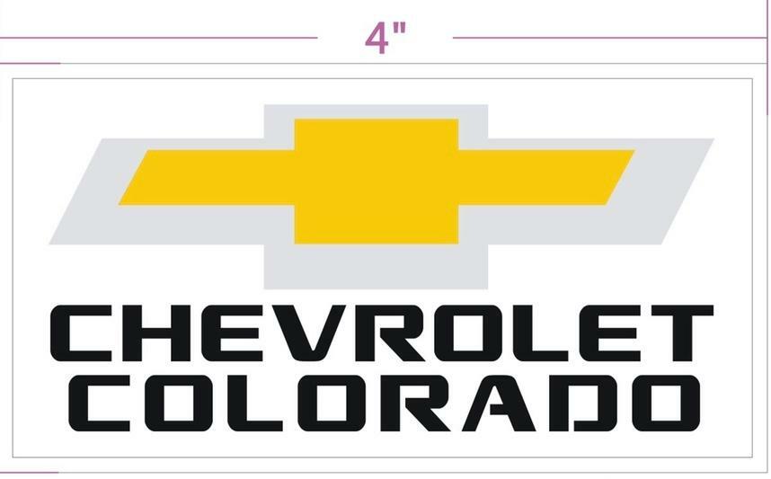 2 CHEVY COLORADO SEW/IRON ON PATCH THE HEARTBEAT OF AMERICA PICK UP TRUCK