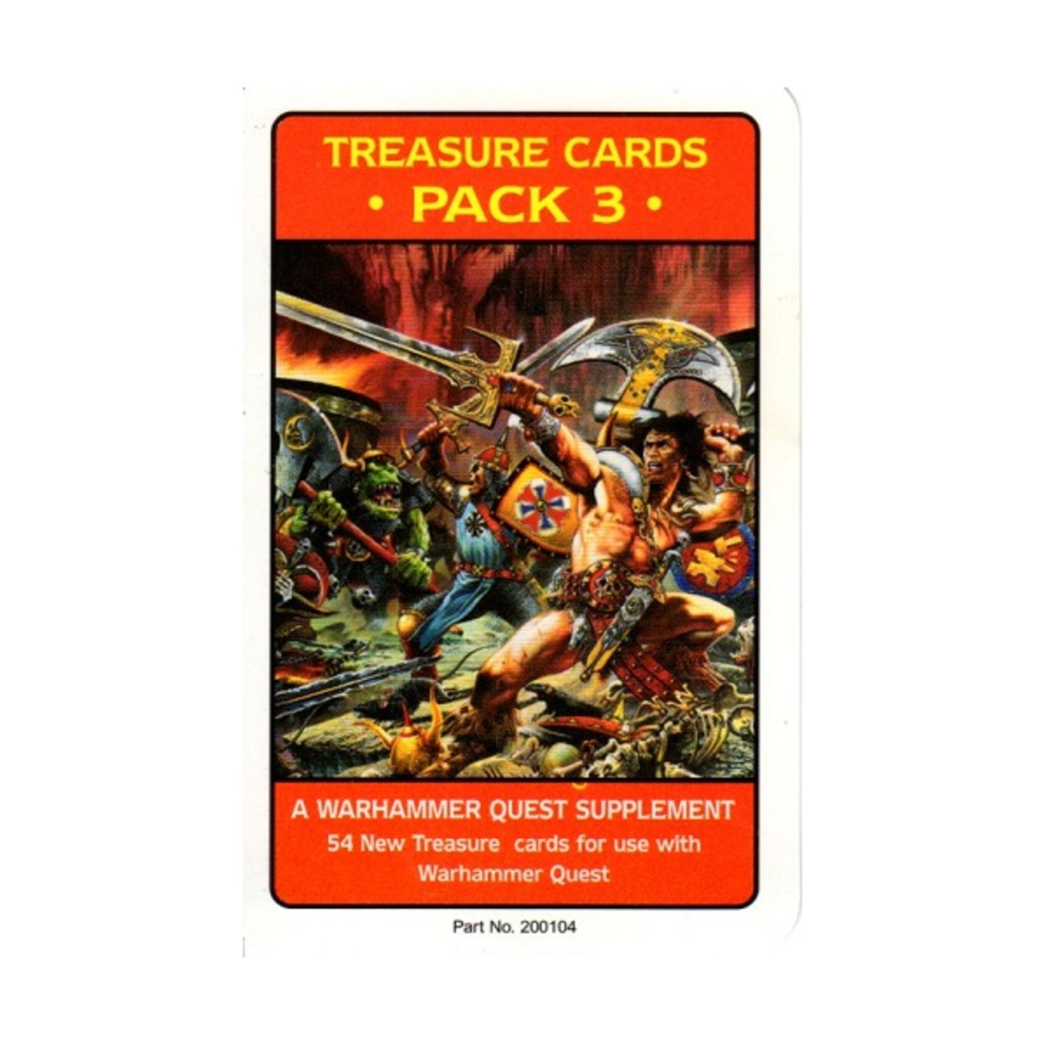 GW Warhammer Quest Treasure Pack #3 Pack NM