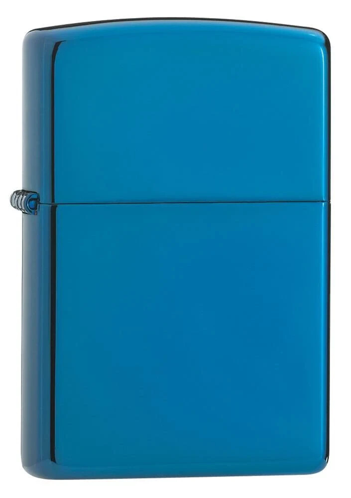 Zippo 20446, High Polish Blue Finish Lighter, Full Size