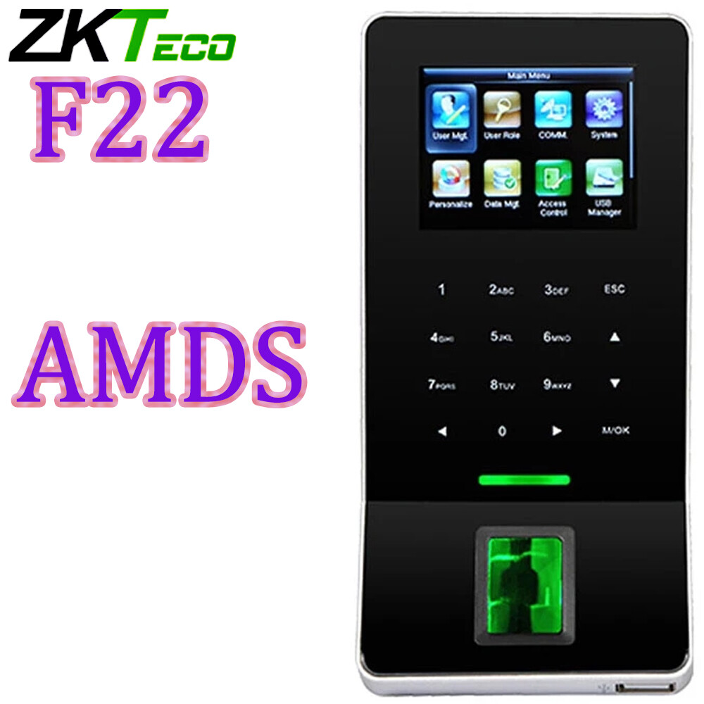 ZKTeco WiFi F22 TCP/IP ADMS Biometric Fingerprint Door Access Time Attendance US