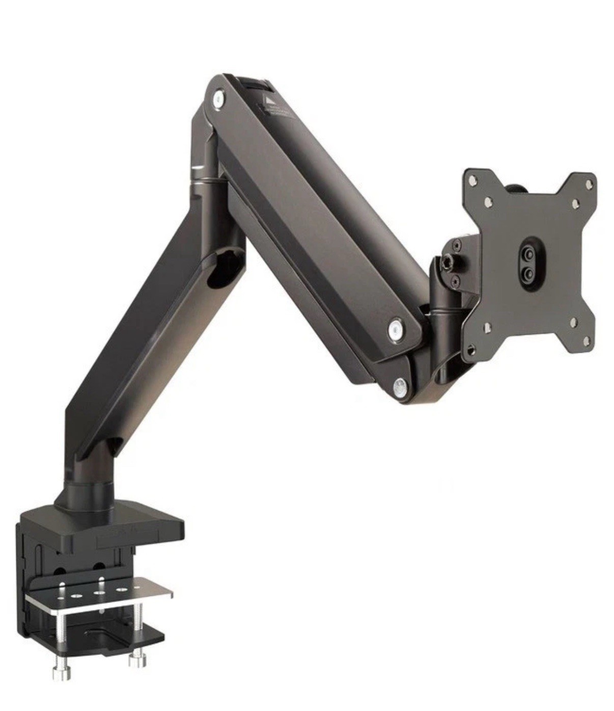 Single Monitor Heavy-Duty Premium Gas Spring Desk Mount - 17 to 43" VESA 75x75