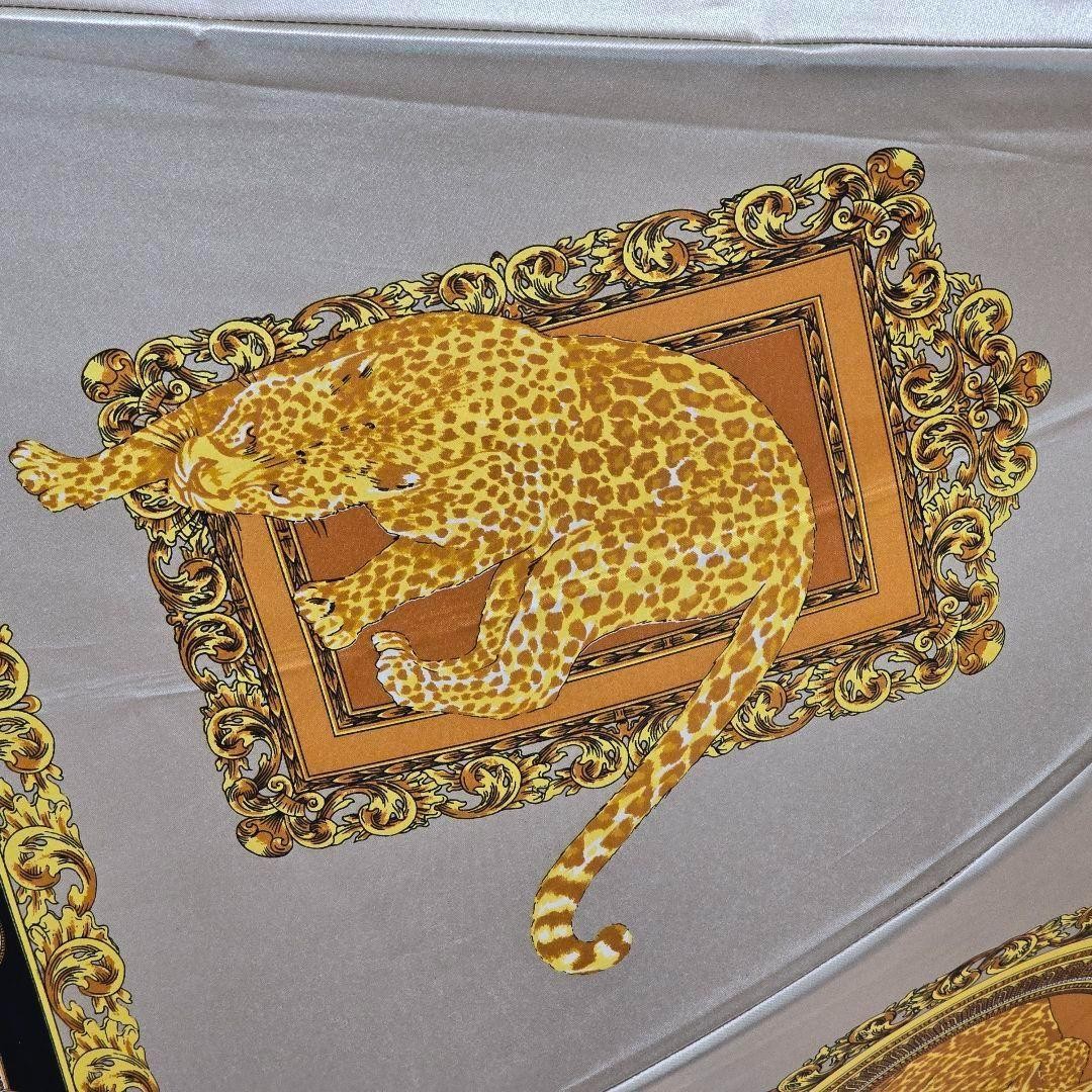 GIANNI VERSACE Long Umbrella Leopard Baroque Pattern Authentic Genuine