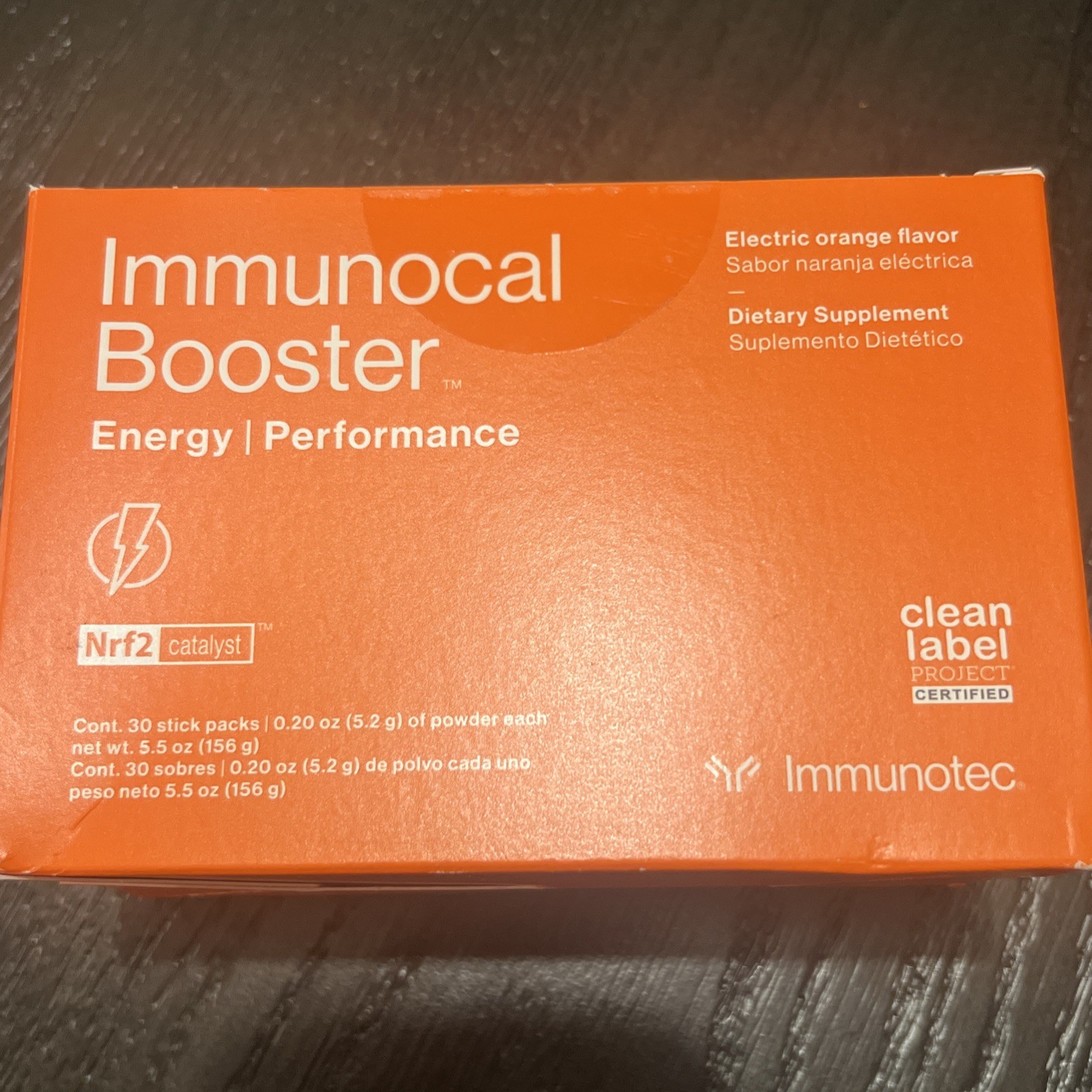 Immunocal Booster Energy Performance 30 Stick Packs Exp 1/2028 - New/Sealed!