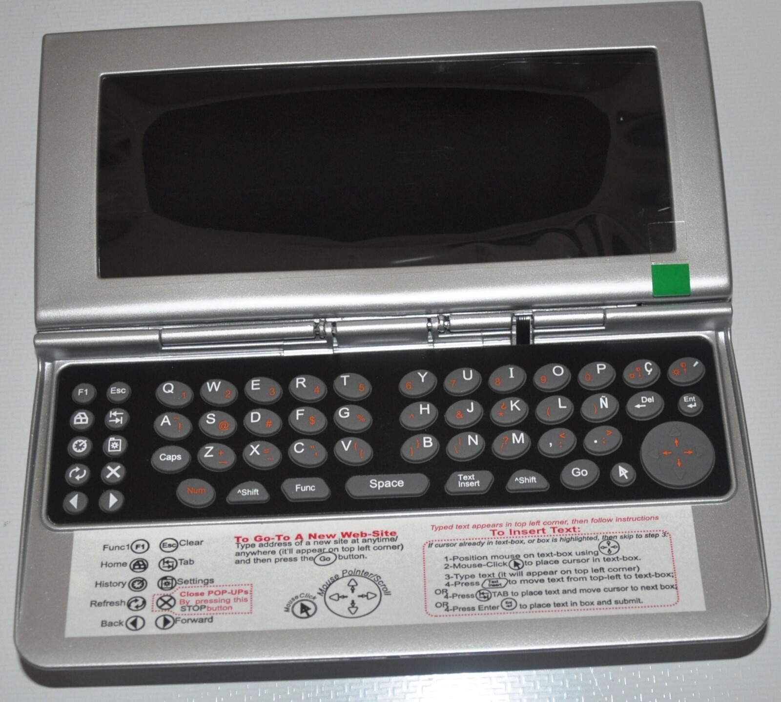 Web Viewer Handheld Unit Model: DW-RC02