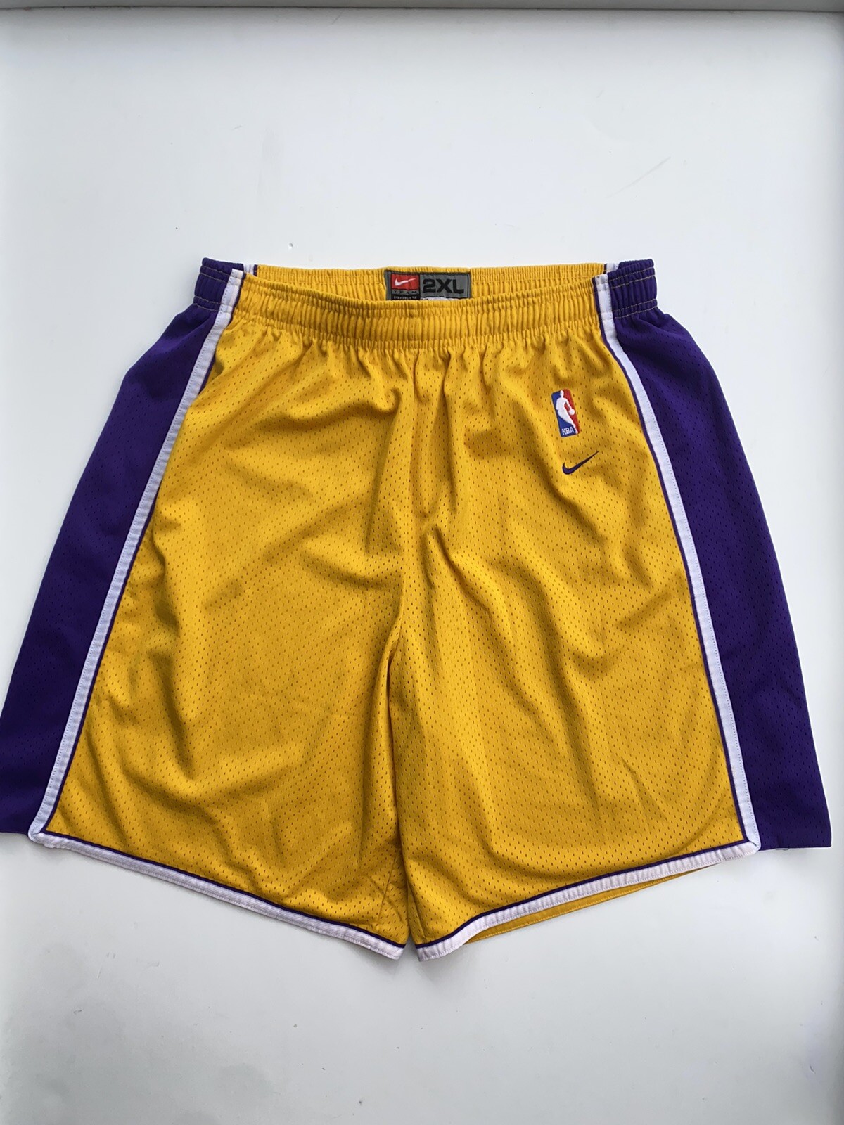Vintage Nike Los Angeles Lakers Basketball Shorts Bryant O’Neal NBA Mens XXL 2XL
