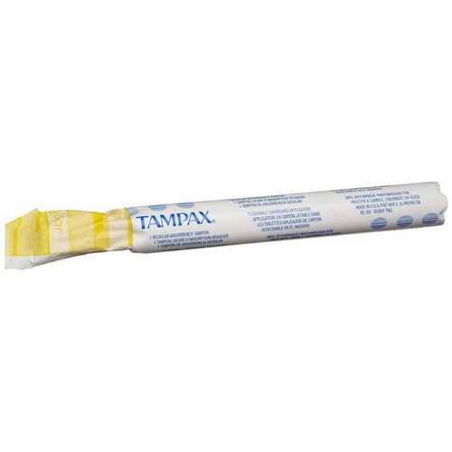 Hospeco Tampax Original Regular Tampons White, Vending Tube | 500/Case