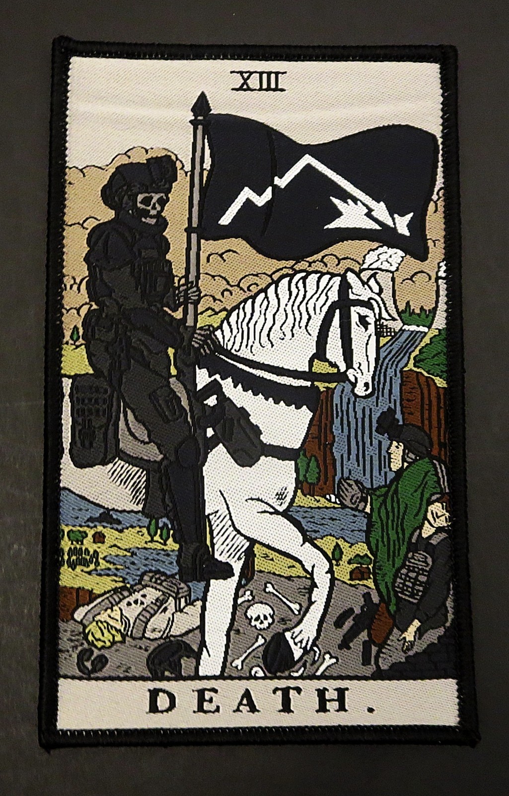 TASK FORCE DOOMER 'DEATH' TAROT PATCH TFD NEW NOS