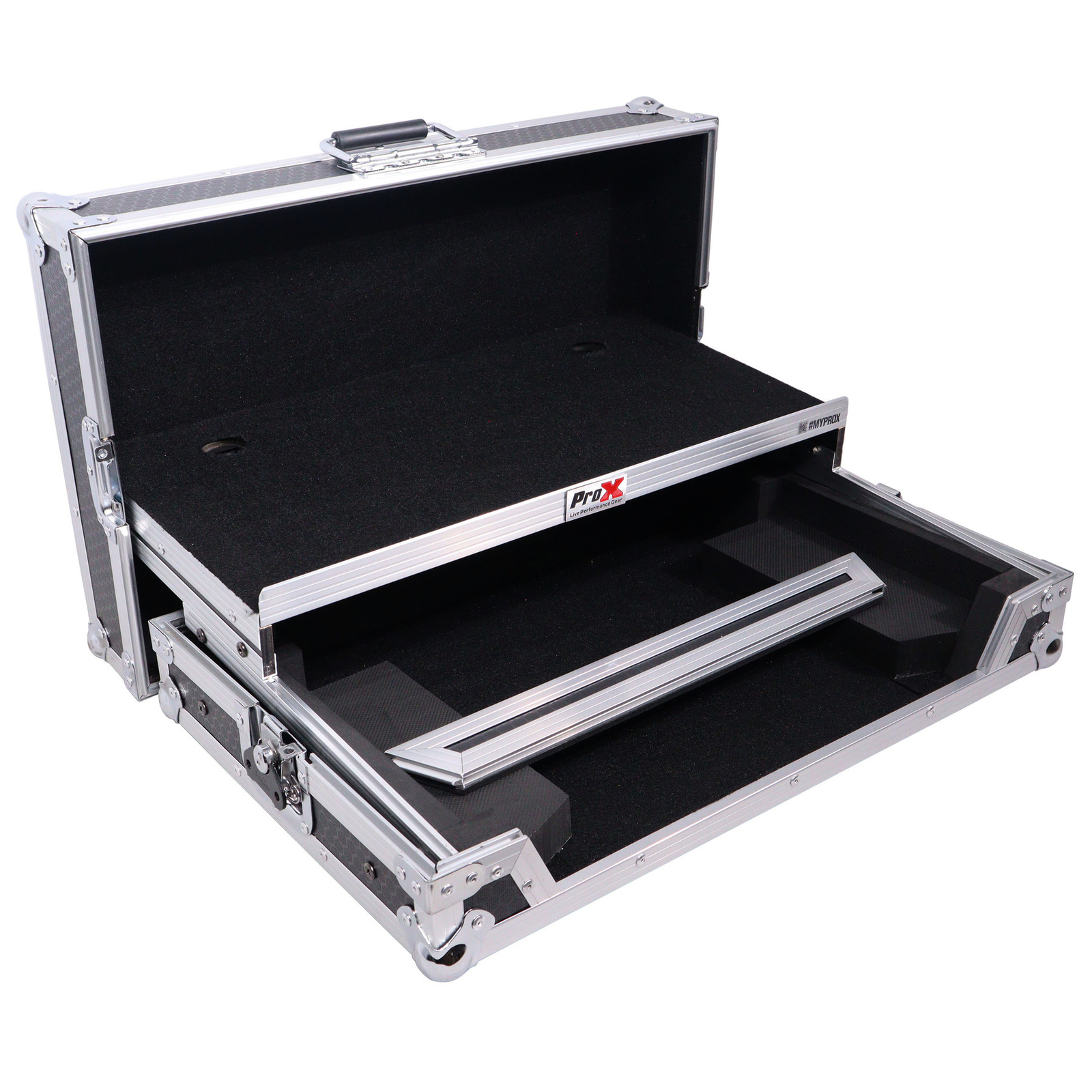 ProX X-DDJREV1LT ATA Road Case For Pioneer DDJ-REV1 DJ Controller w/Laptop Shelf