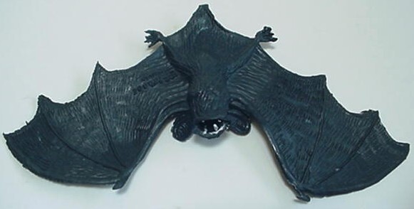 Rubber Black Spider 17" 1970s Bat Vintage