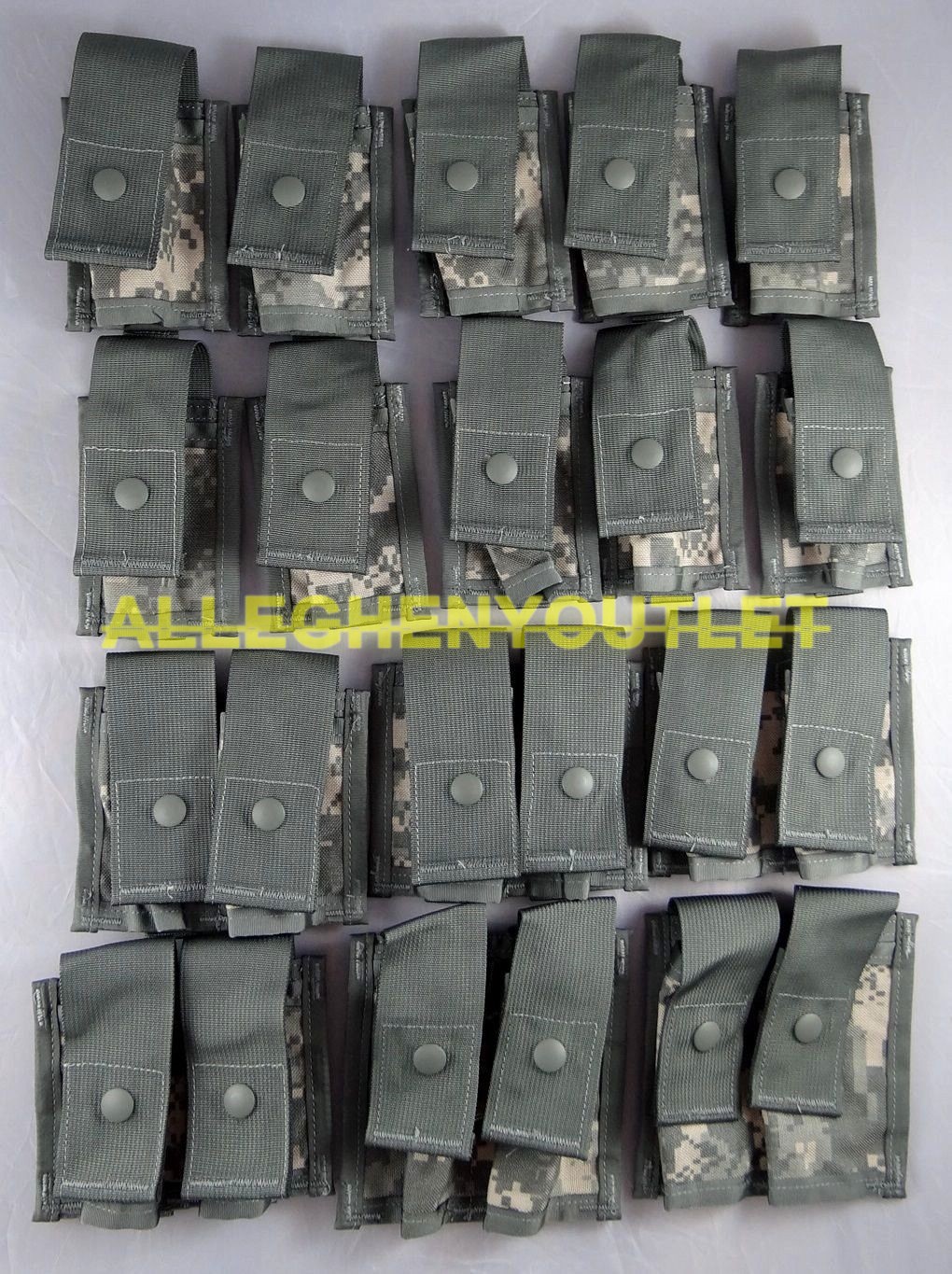 NEW 16 Grenadier Pocket Set MOLLE II Army ACU 40MM Gernade & Pyrotechnic Pouches