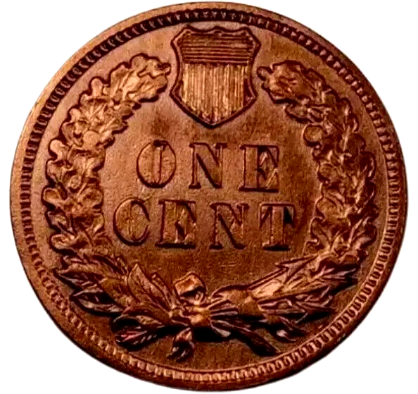 1893 Indian Head Penny Cent ~ Borderline Uncirculated (red) *AU++*