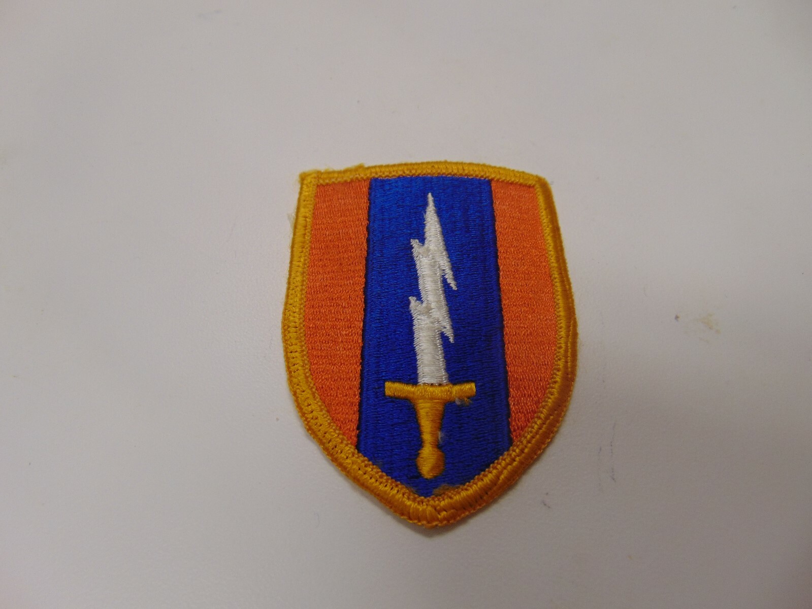 MILITARY SHOULDER PATCH COLORED SEW ON 1ST SIGNAL BRIGADE