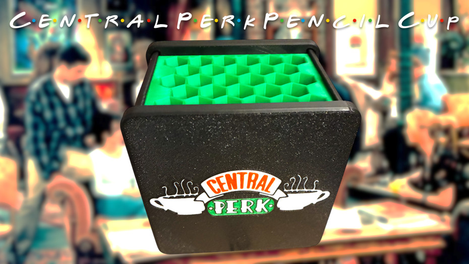 Friends Central Perk Pencil Cup 3D Printed