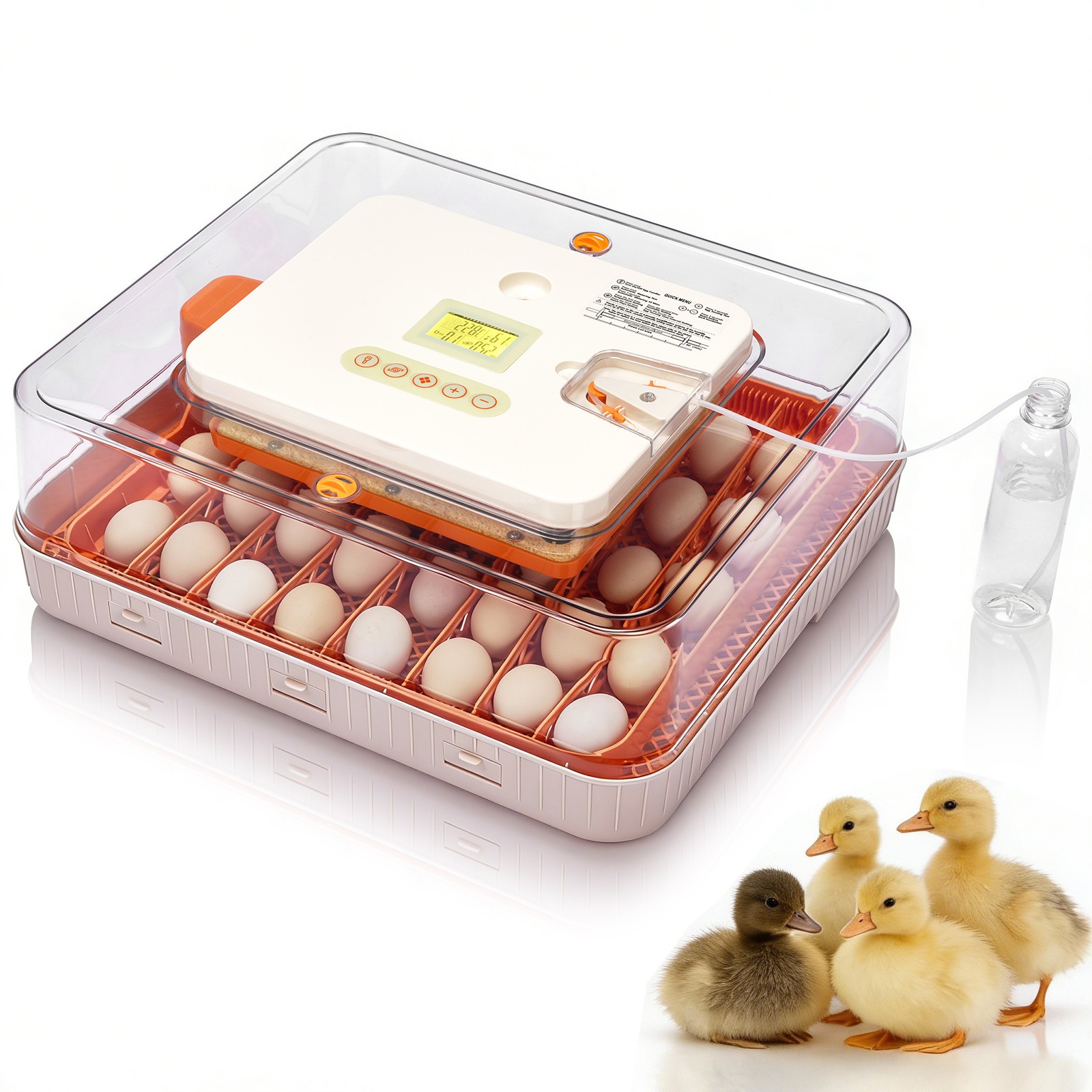 56 Eggs Incubator Automatic Digital Chicken Egg Hatcher Temperature Control